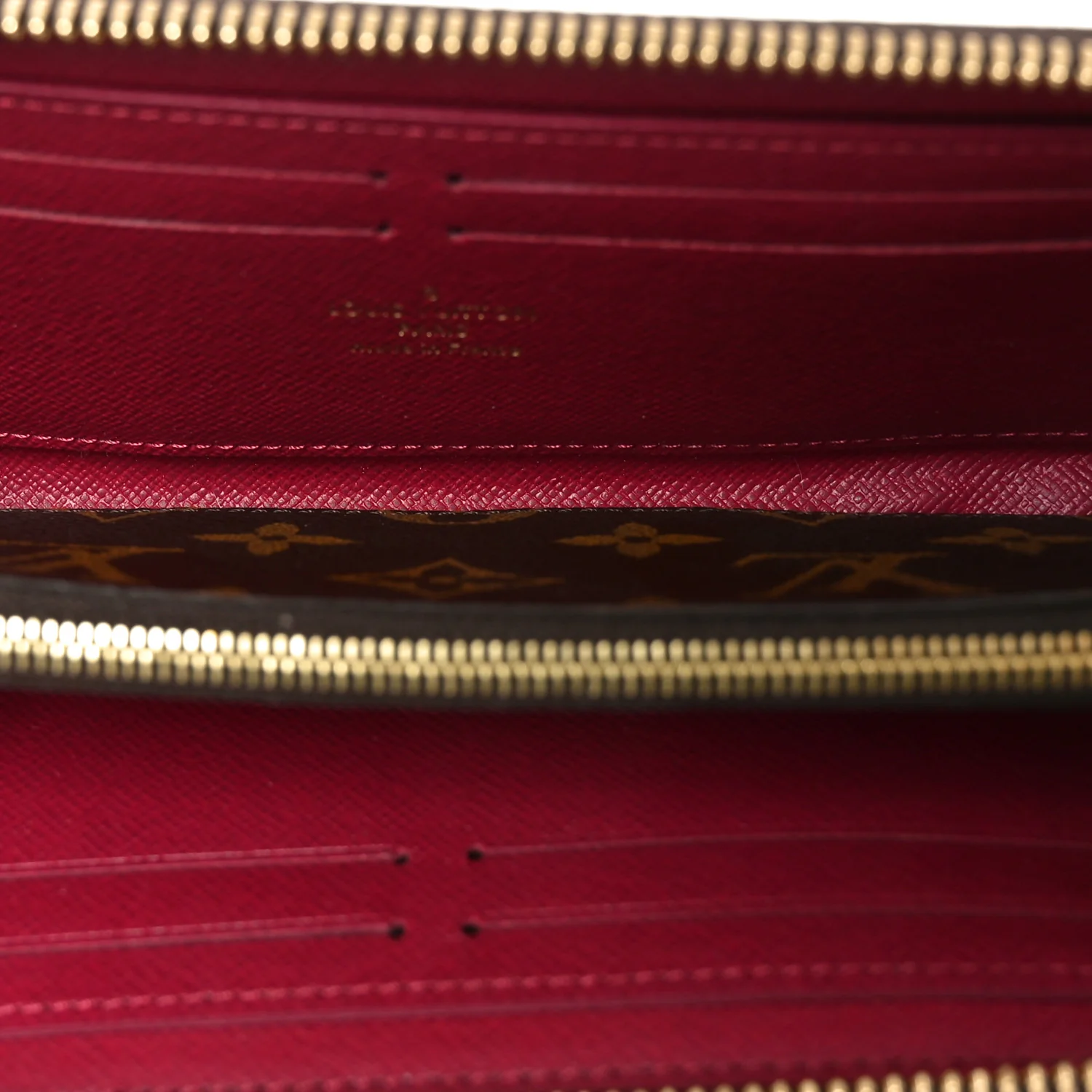 Monogram Clemence Wallet Fuchsia - Image 5