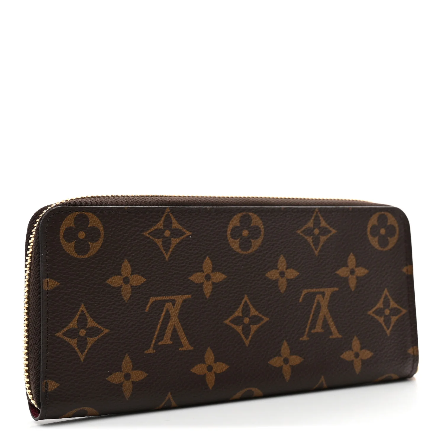 Monogram Clemence Wallet Fuchsia - Image 3