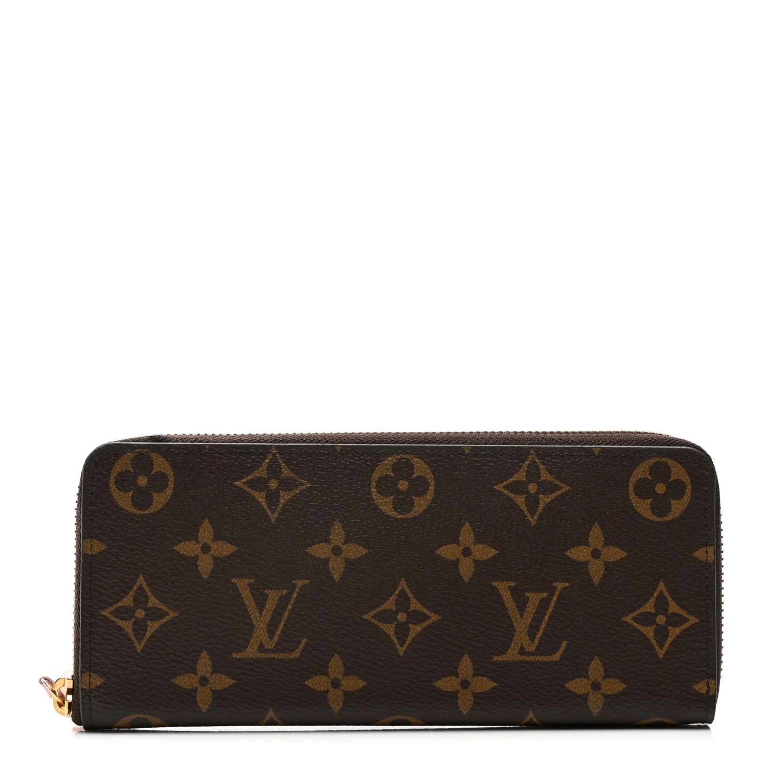Monogram Clemence Wallet Rose Ballerine
