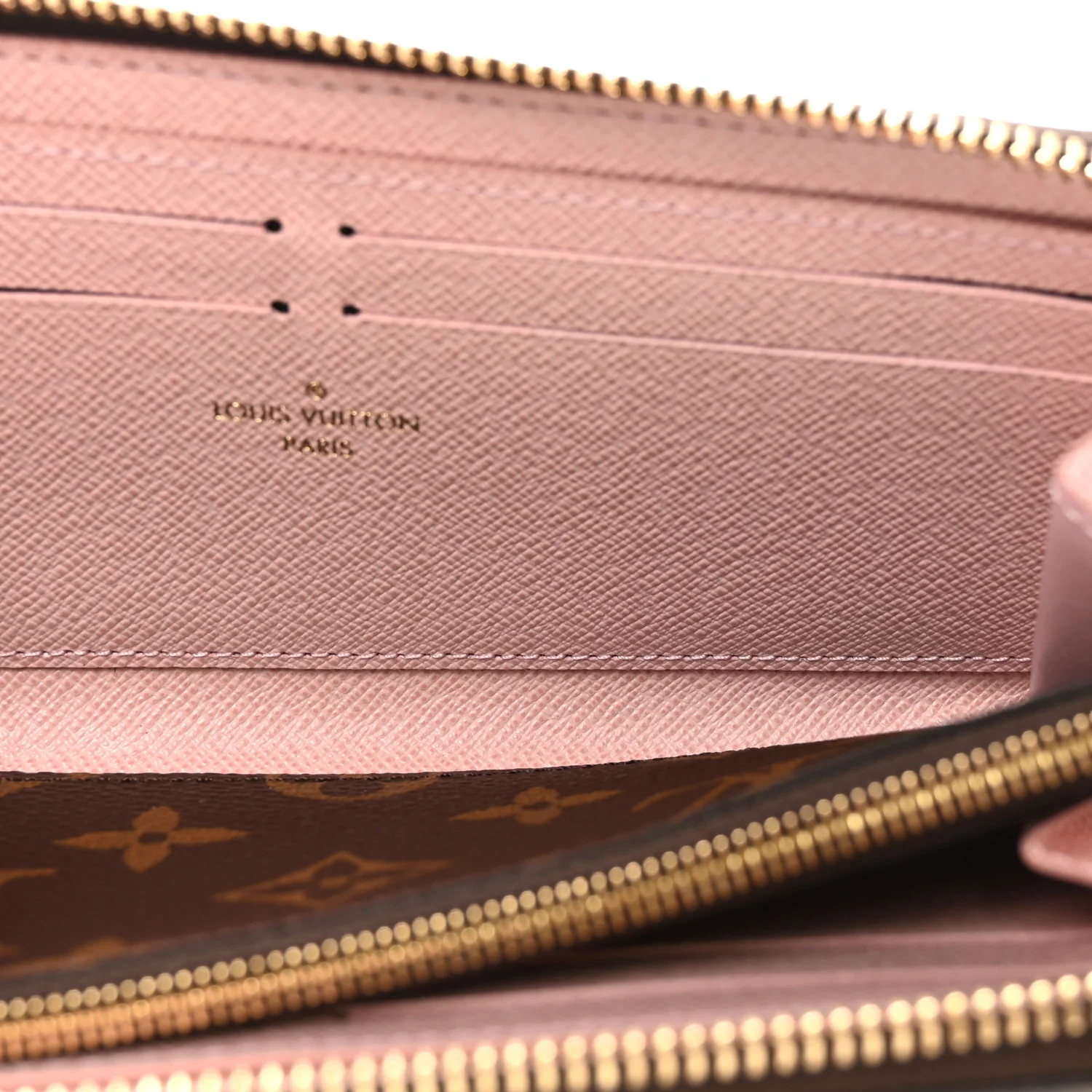 Monogram Clemence Wallet Rose Ballerine - Image 5