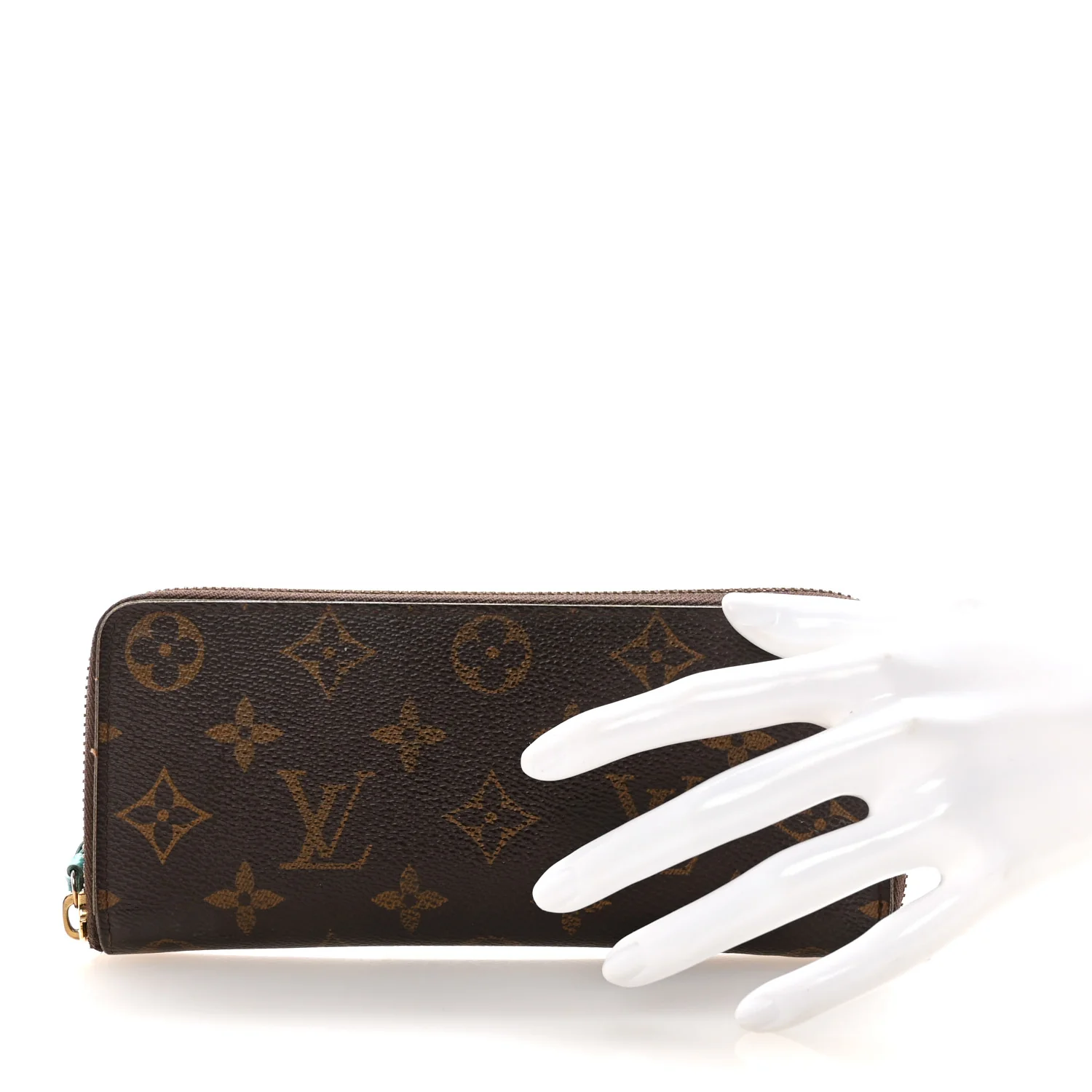 Monogram Clemence Wallet Turquoise - Image 2