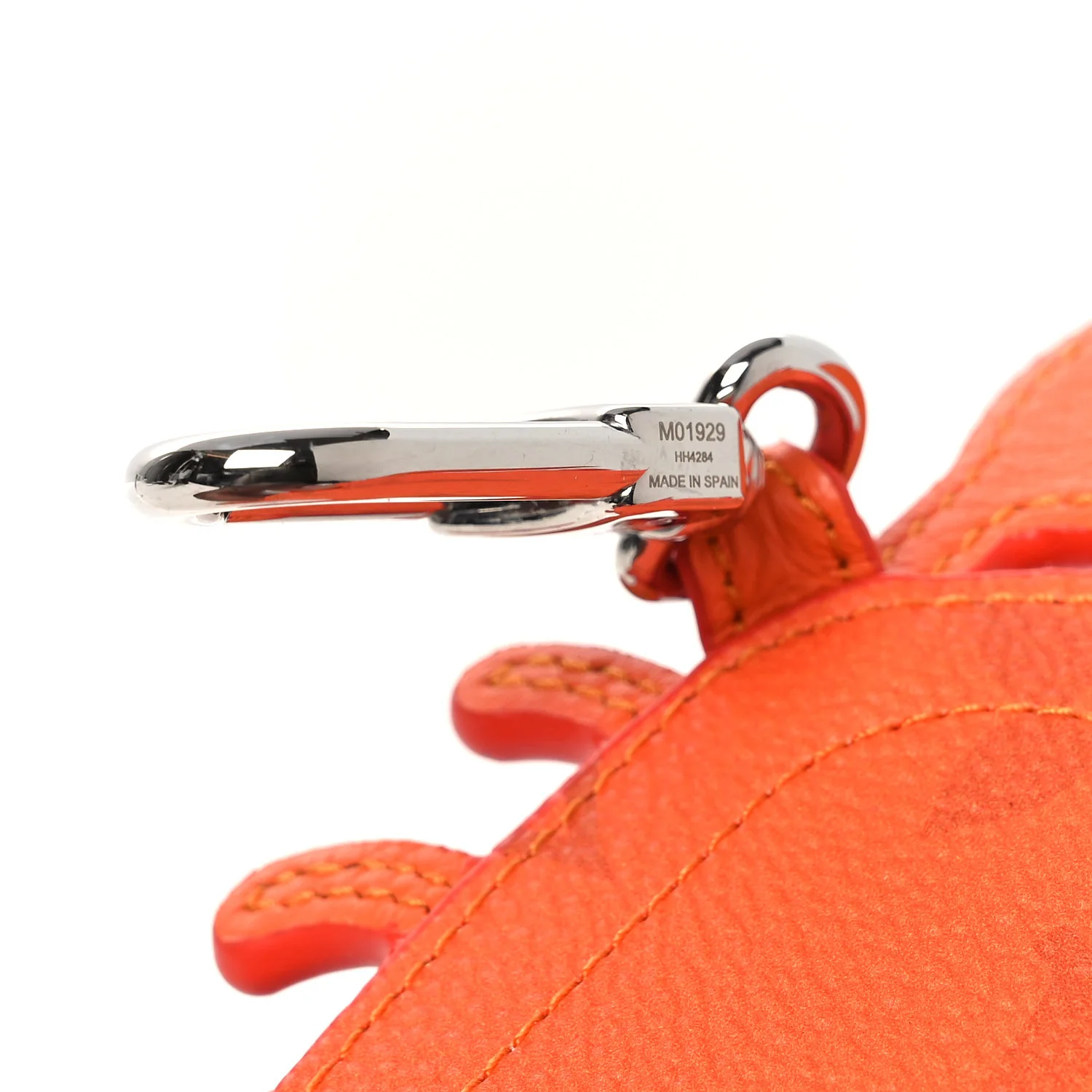 Monogram Crab Bag Charm Orange - Image 5