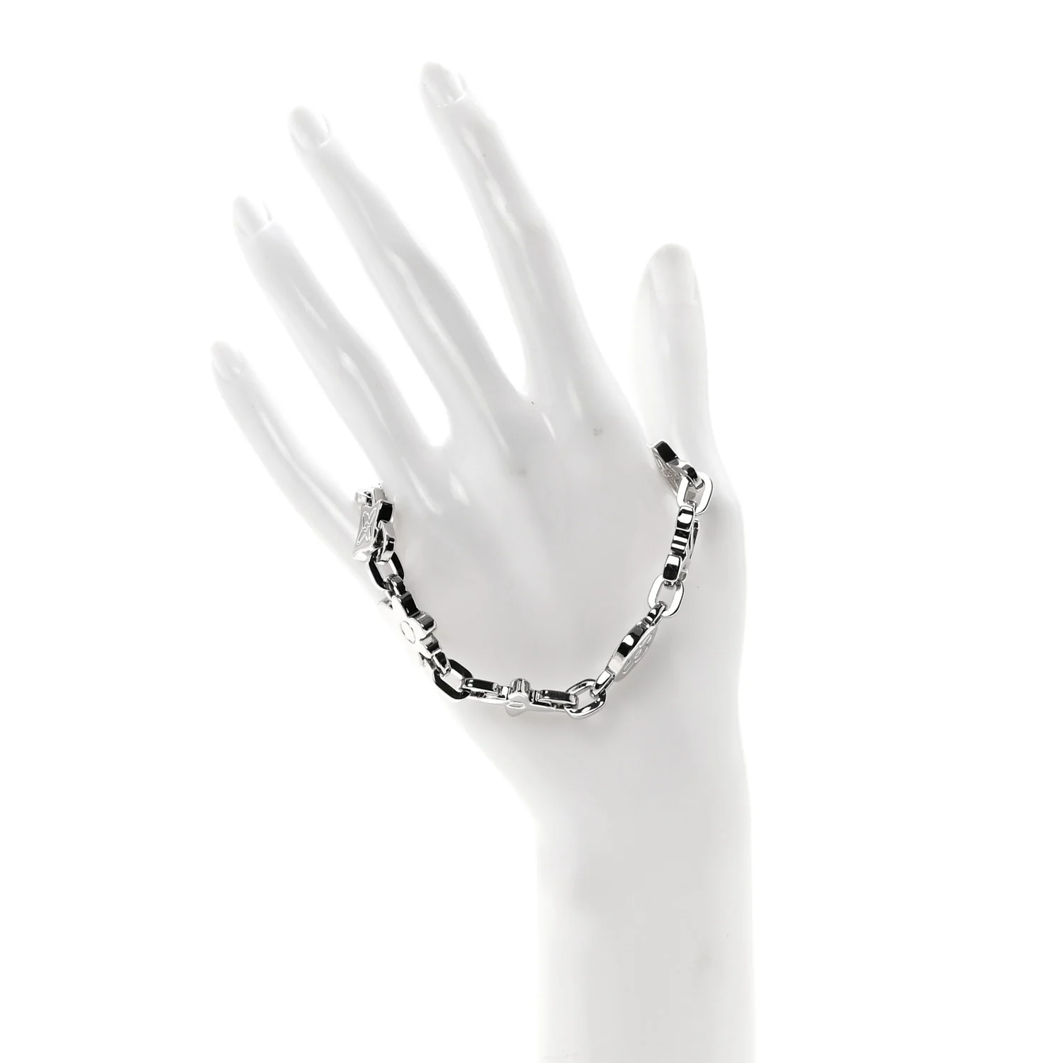 Monogram Craggy Bracelet M Silver - Image 2