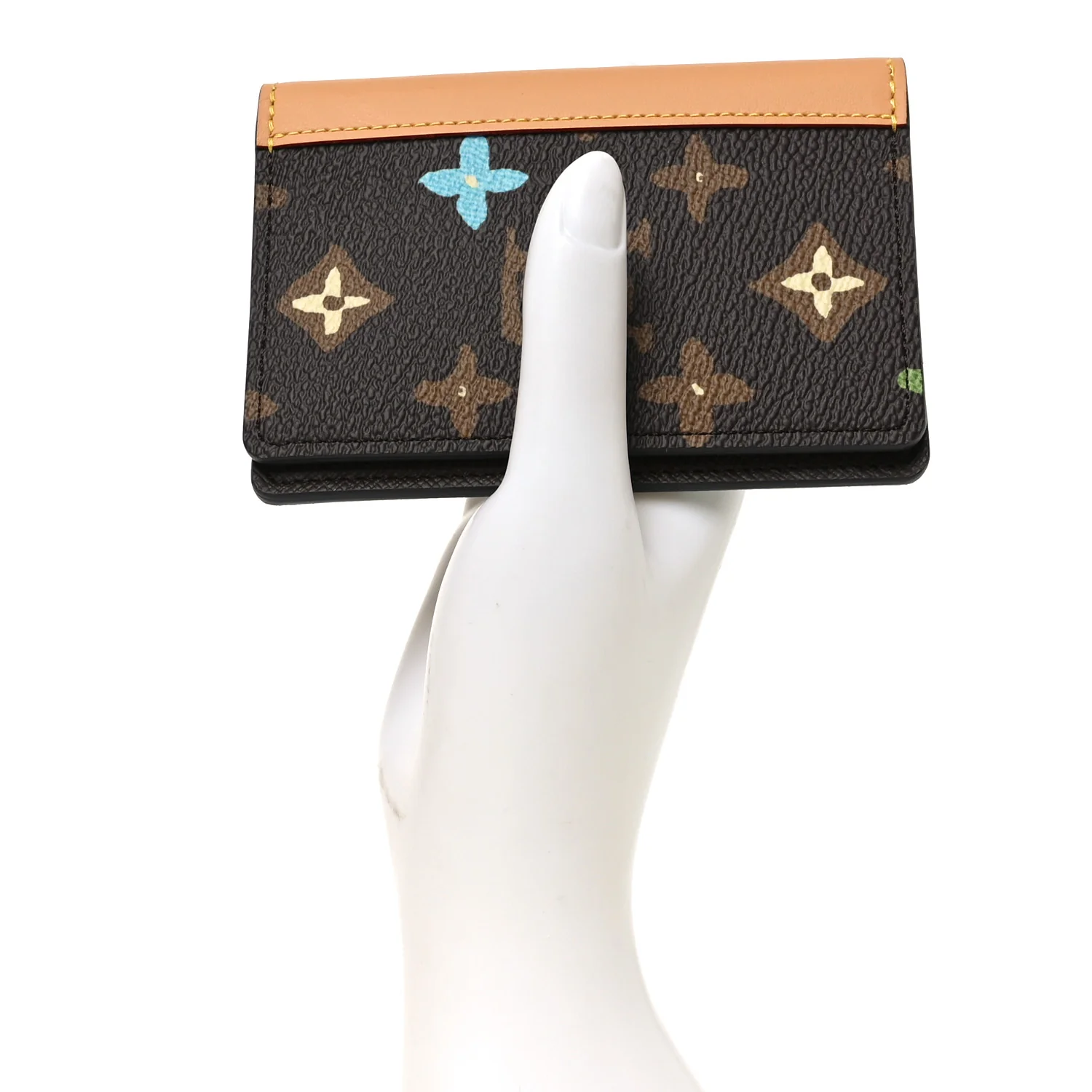 Monogram Craggy Pocket Organizer Chocolate - Image 2