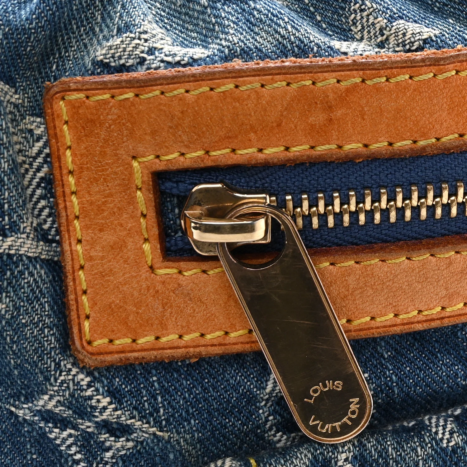 Monogram Denim Baggy PM Blue - Image 12