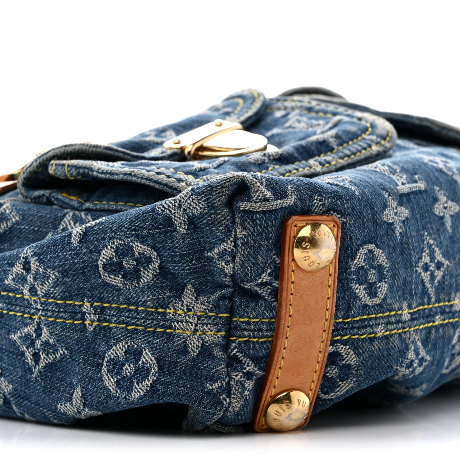 Monogram Denim Baggy PM Blue - Image 8
