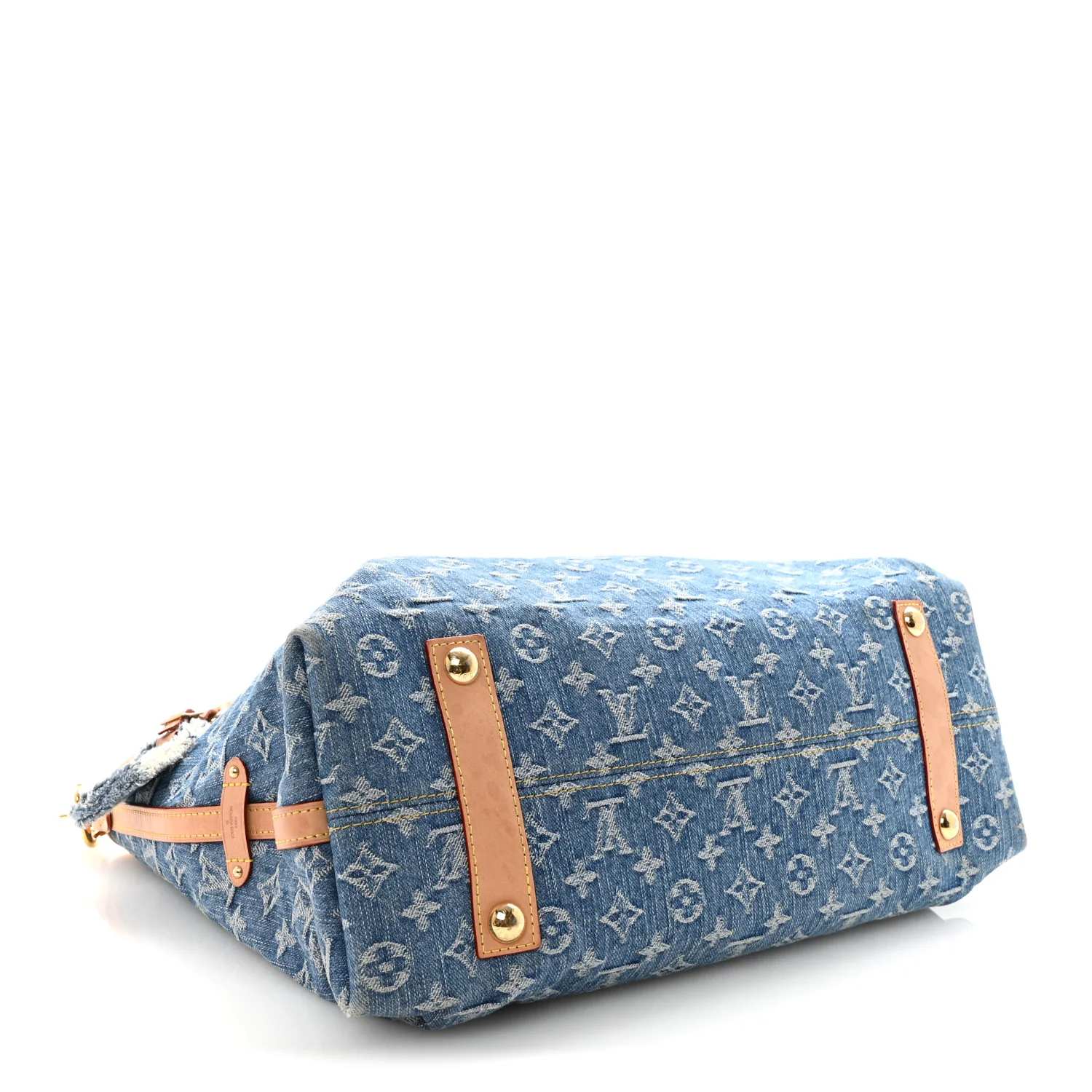 Monogram Denim CarryAll MM Blue - Image 5