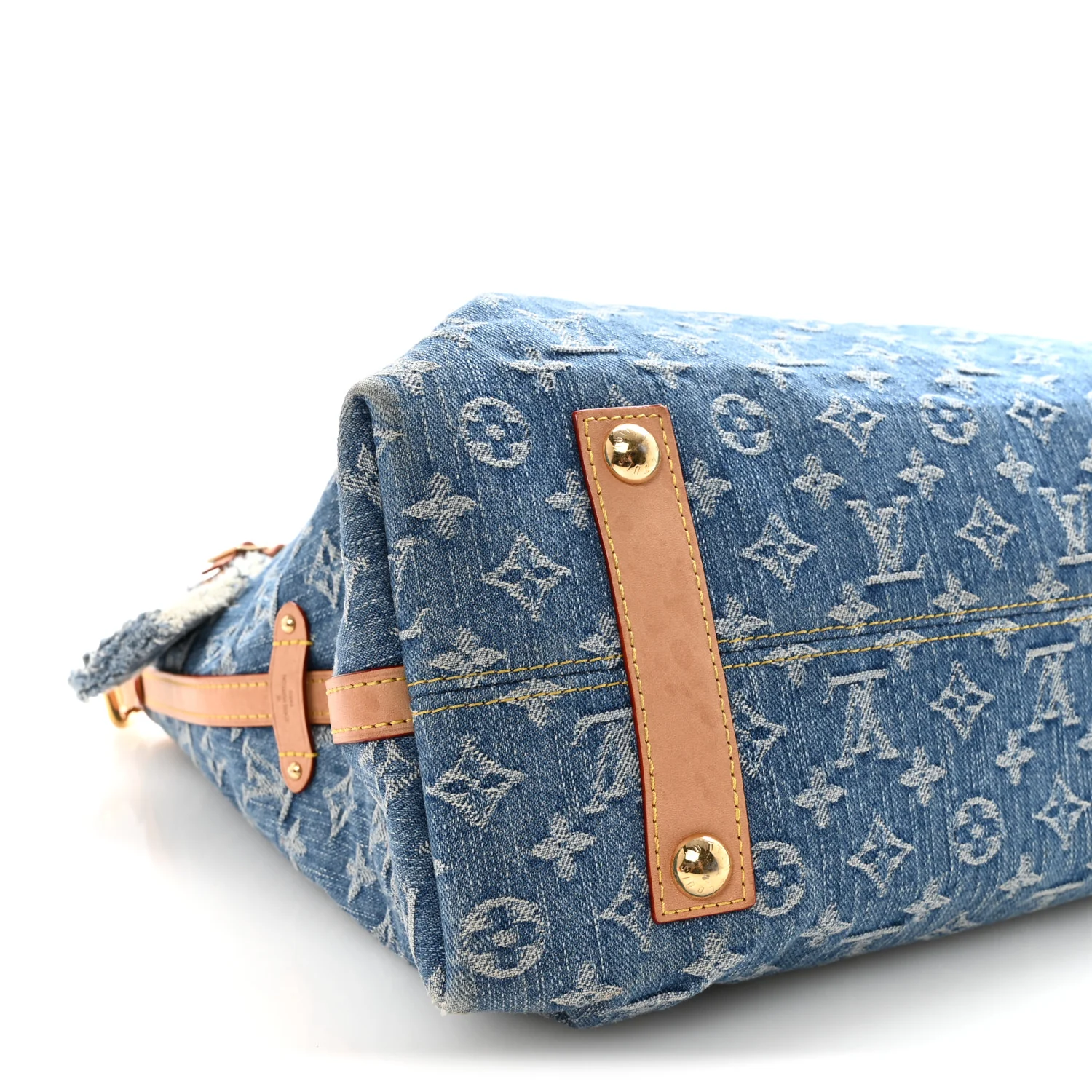Monogram Denim CarryAll MM Blue - Image 9