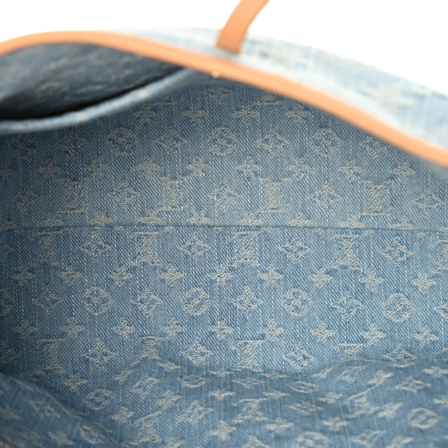 Monogram Denim CarryAll PM Sky Blue - Image 6
