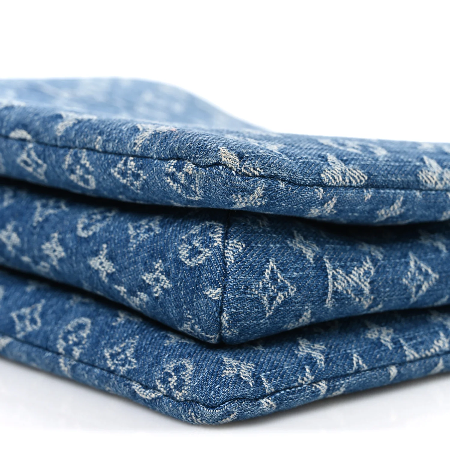 Monogram Denim Coussin PM Blue - Image 8