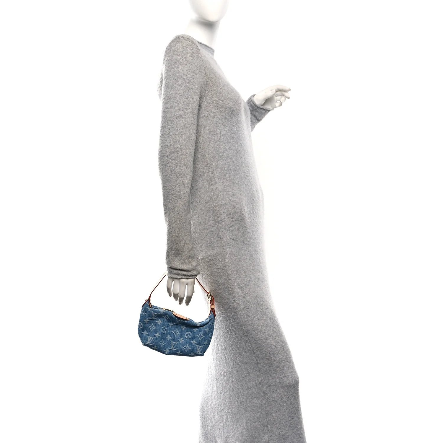 Monogram Denim Hills Pochette Blue - Image 2