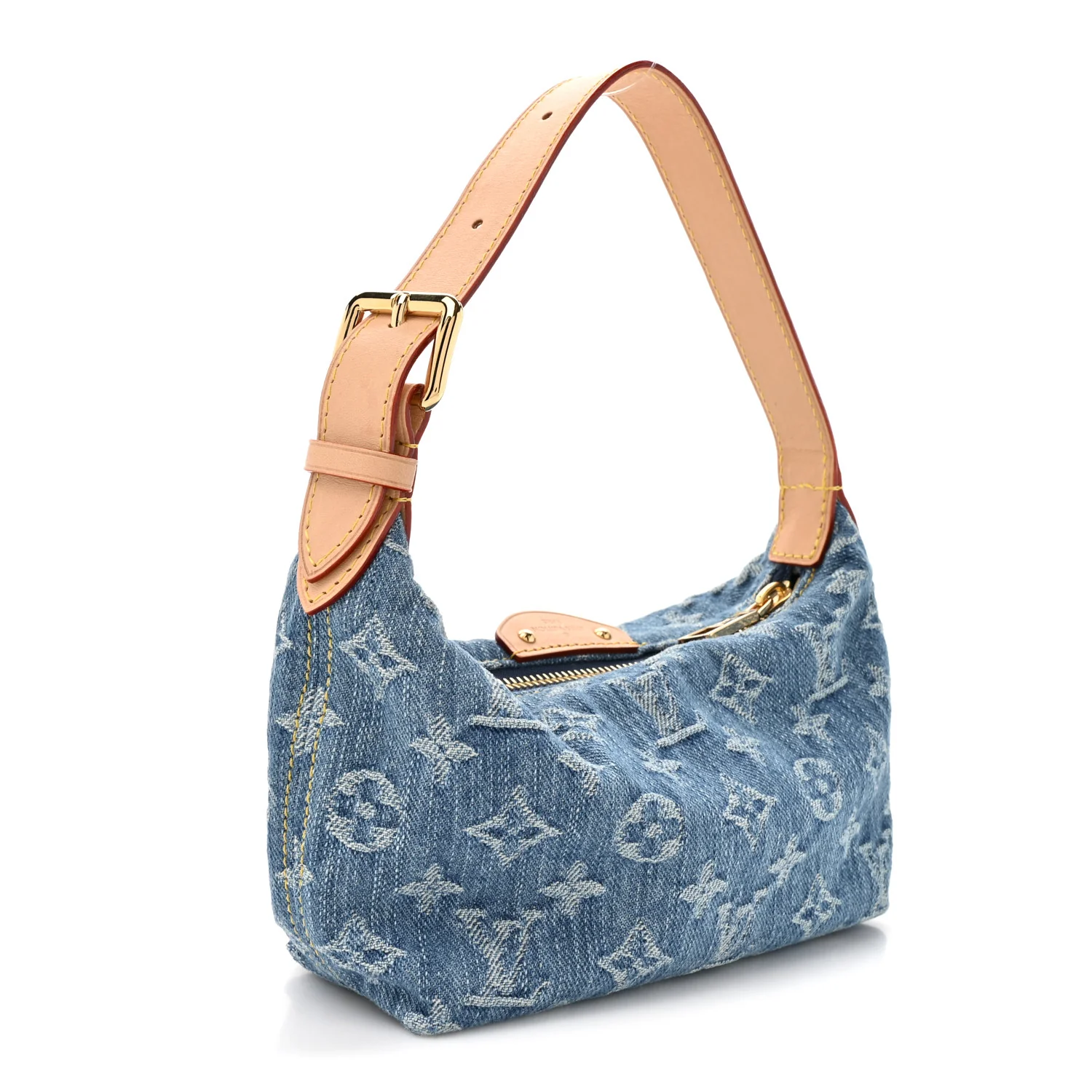 Monogram Denim Hills Pochette Blue - Image 3