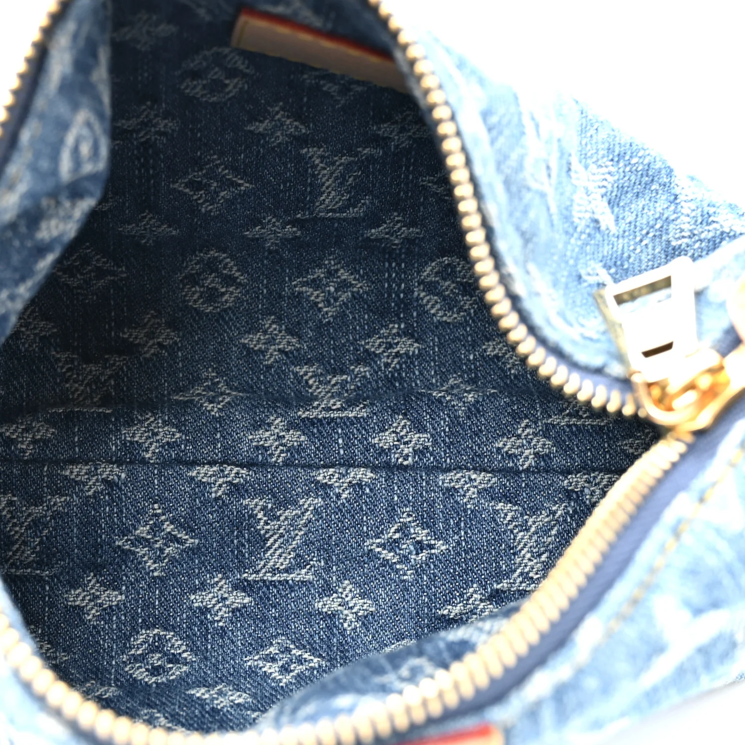 Monogram Denim Hills Pochette Blue - Image 5