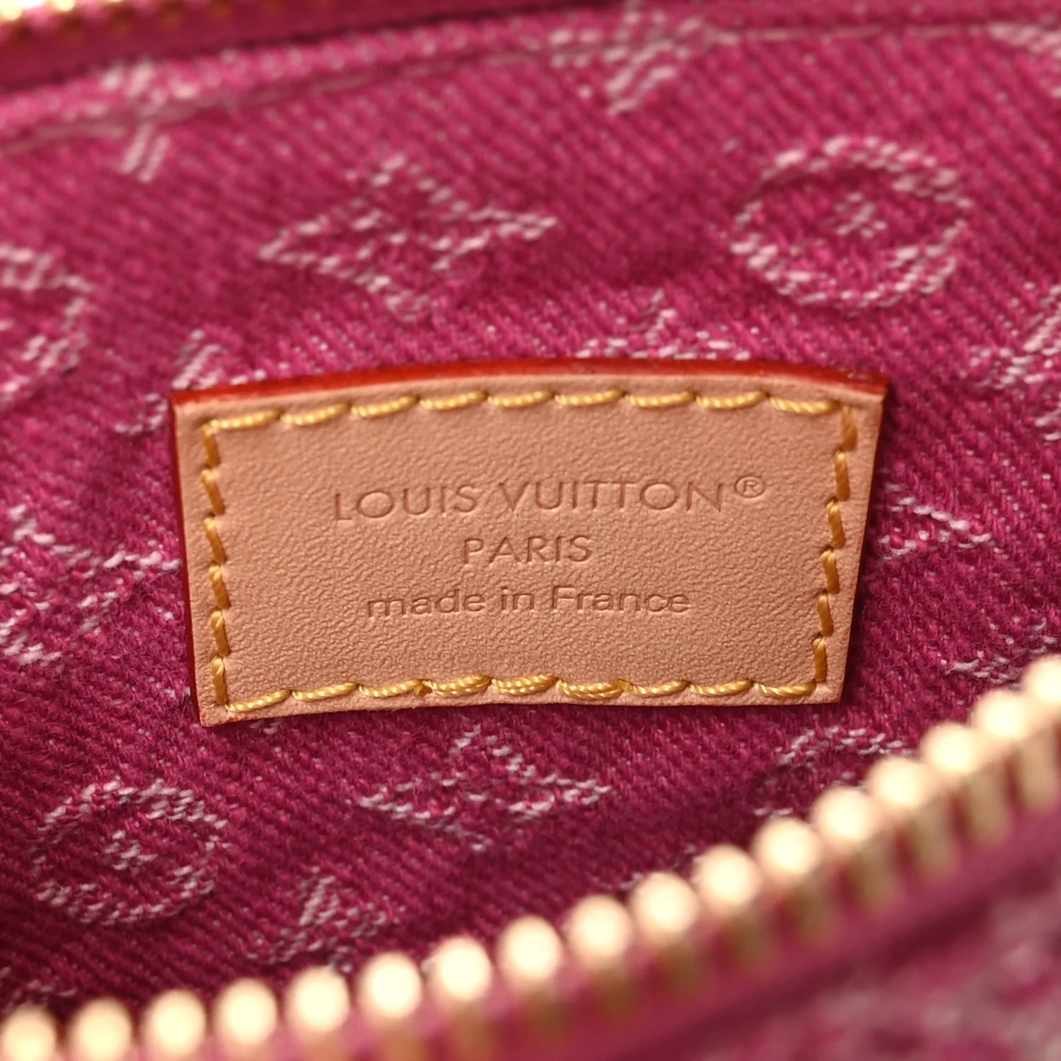 Monogram Denim Nano Speedy Fuchsia - Image 5