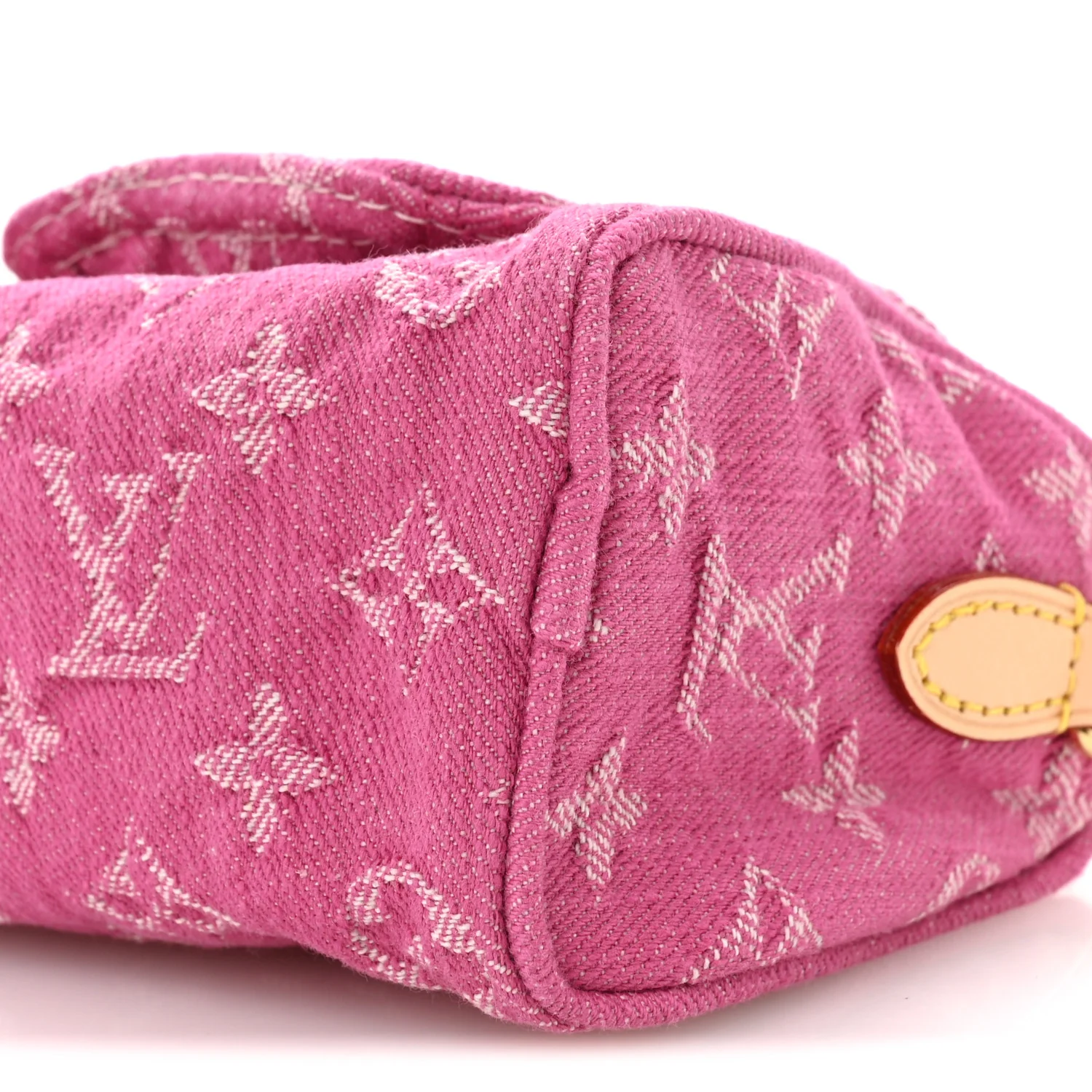 Monogram Denim Nano Speedy Fuchsia - Image 8