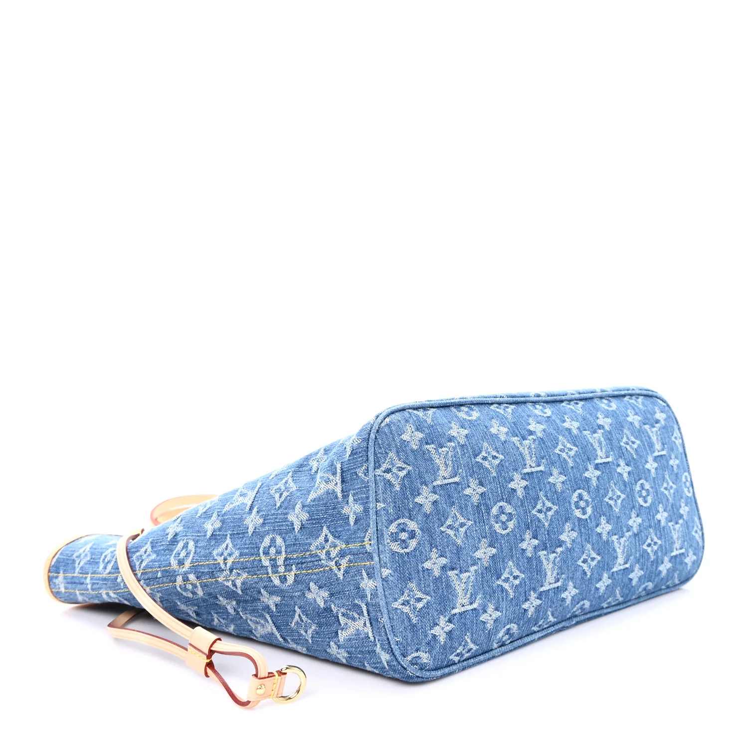 Monogram Denim Neo Neverfull MM Blue - Image 5