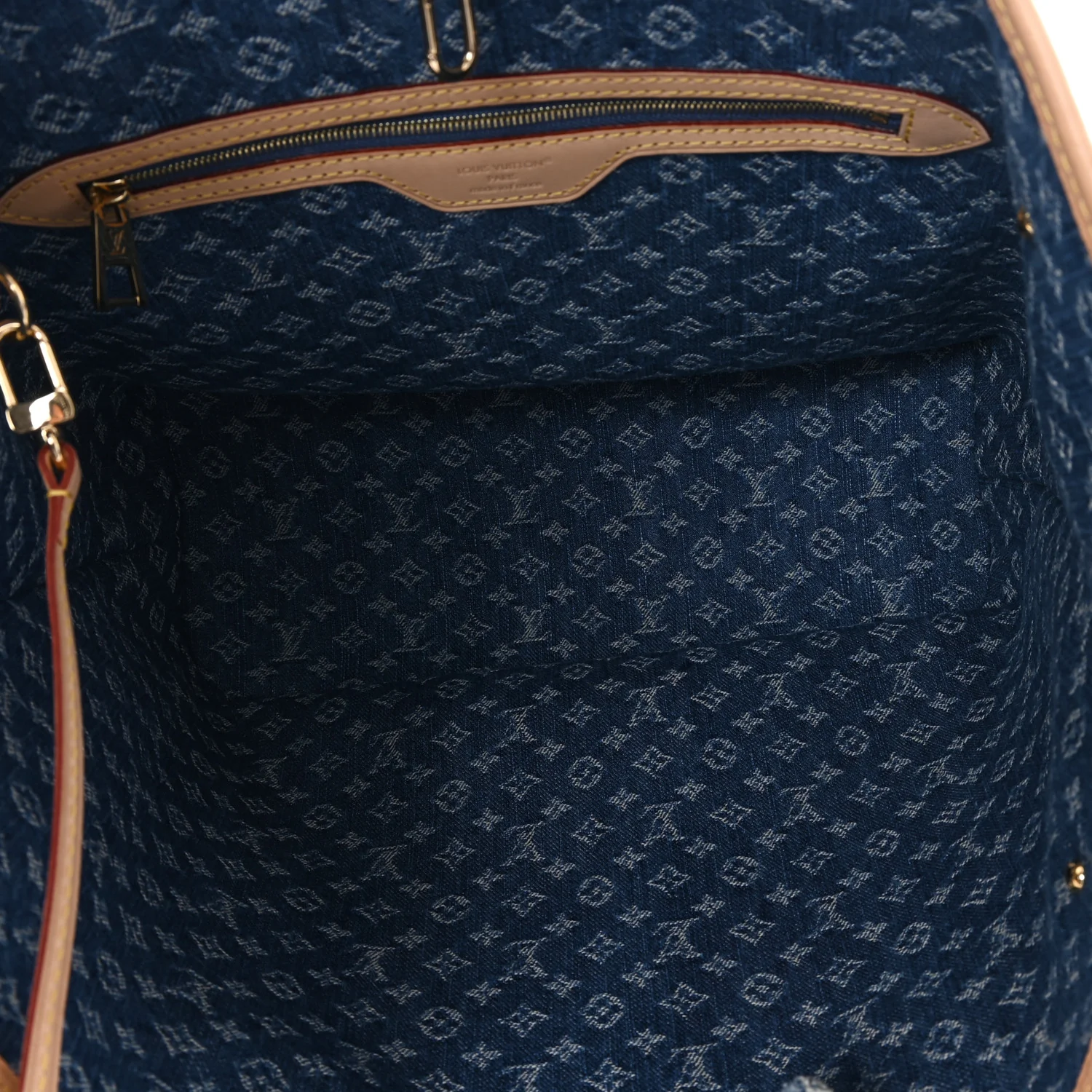 Monogram Denim Neo Neverfull MM Blue - Image 6