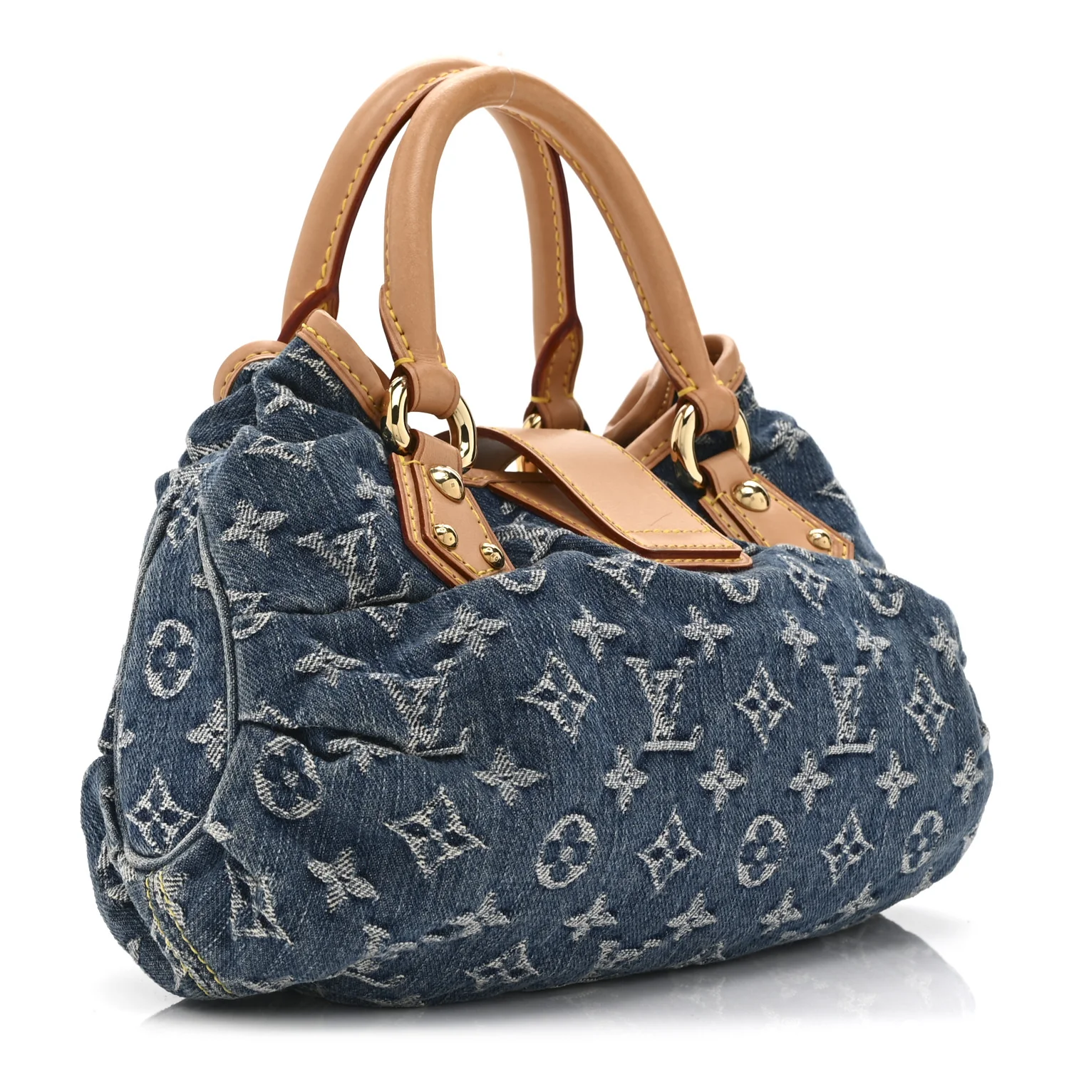 Monogram Denim Pleaty Blue - Image 3