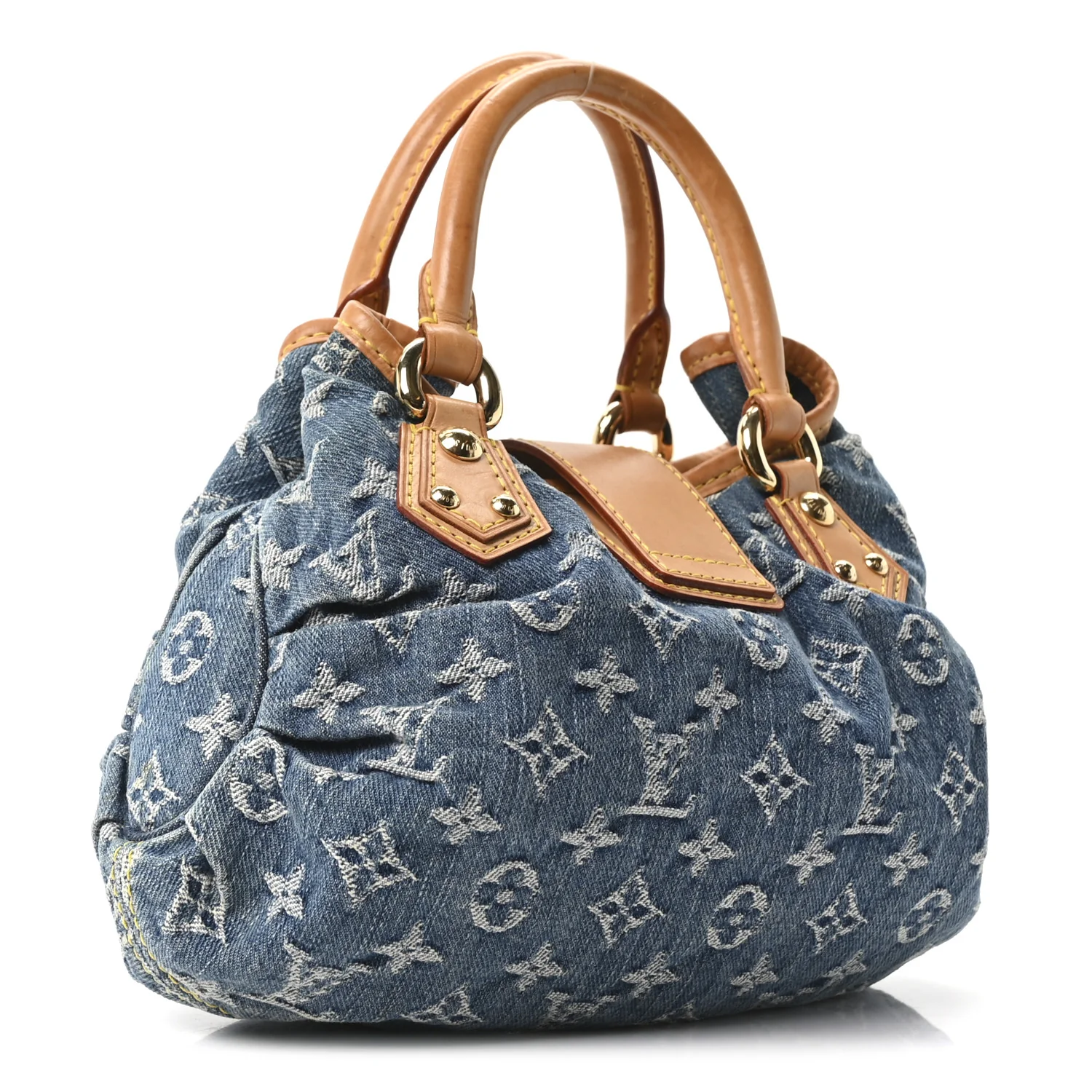 Monogram Denim Pleaty Blue - Image 3