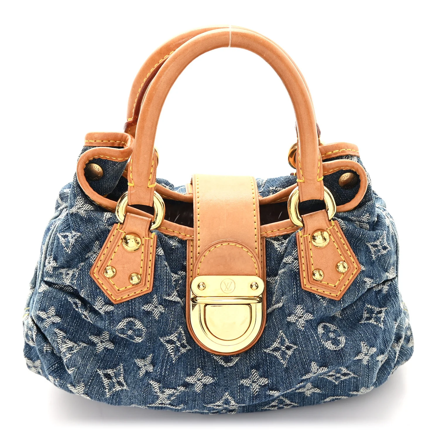 Monogram Denim Pleaty Blue