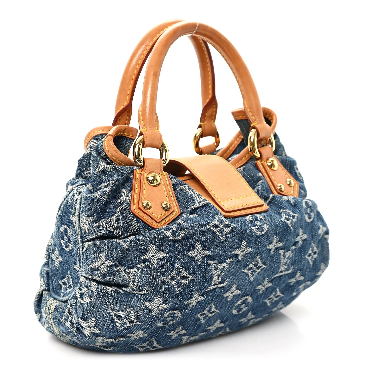Monogram Denim Pleaty Blue - Image 2