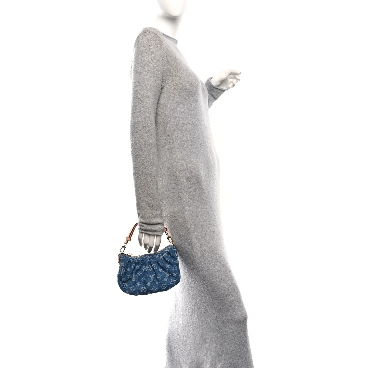 Monogram Denim Pochette Valley Blue - Image 2
