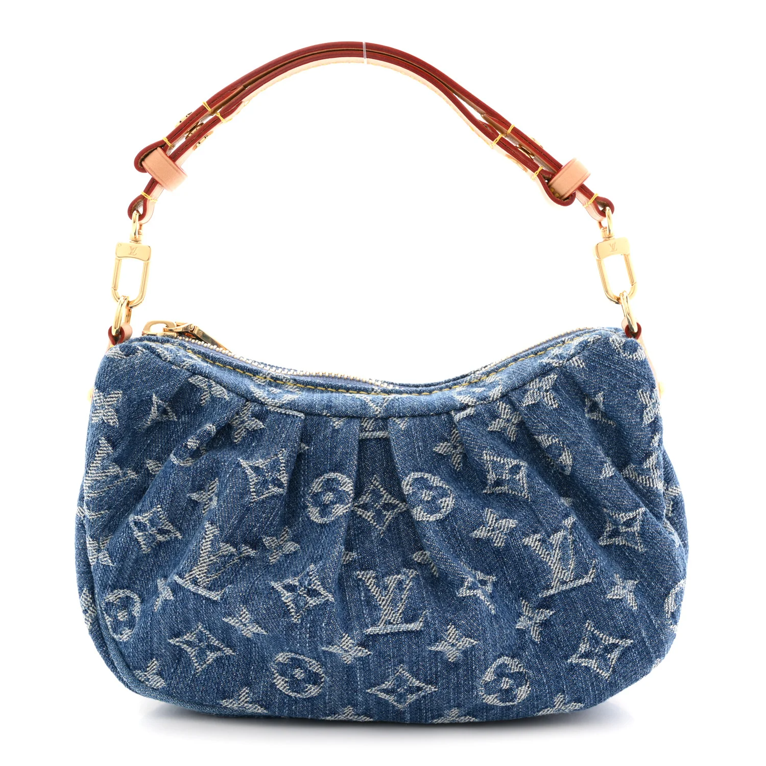 Monogram Denim Pochette Valley Blue