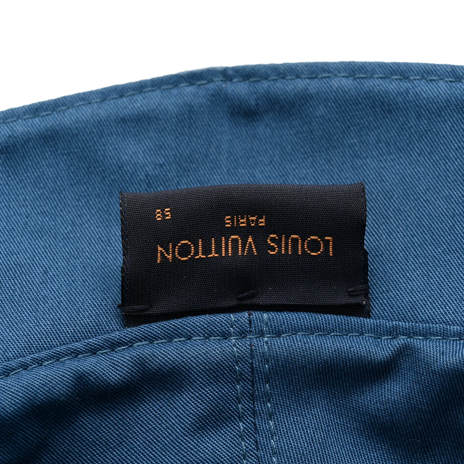 Monogram Denim Transformable Bob Bucket Hat 58 Blue - Image 14