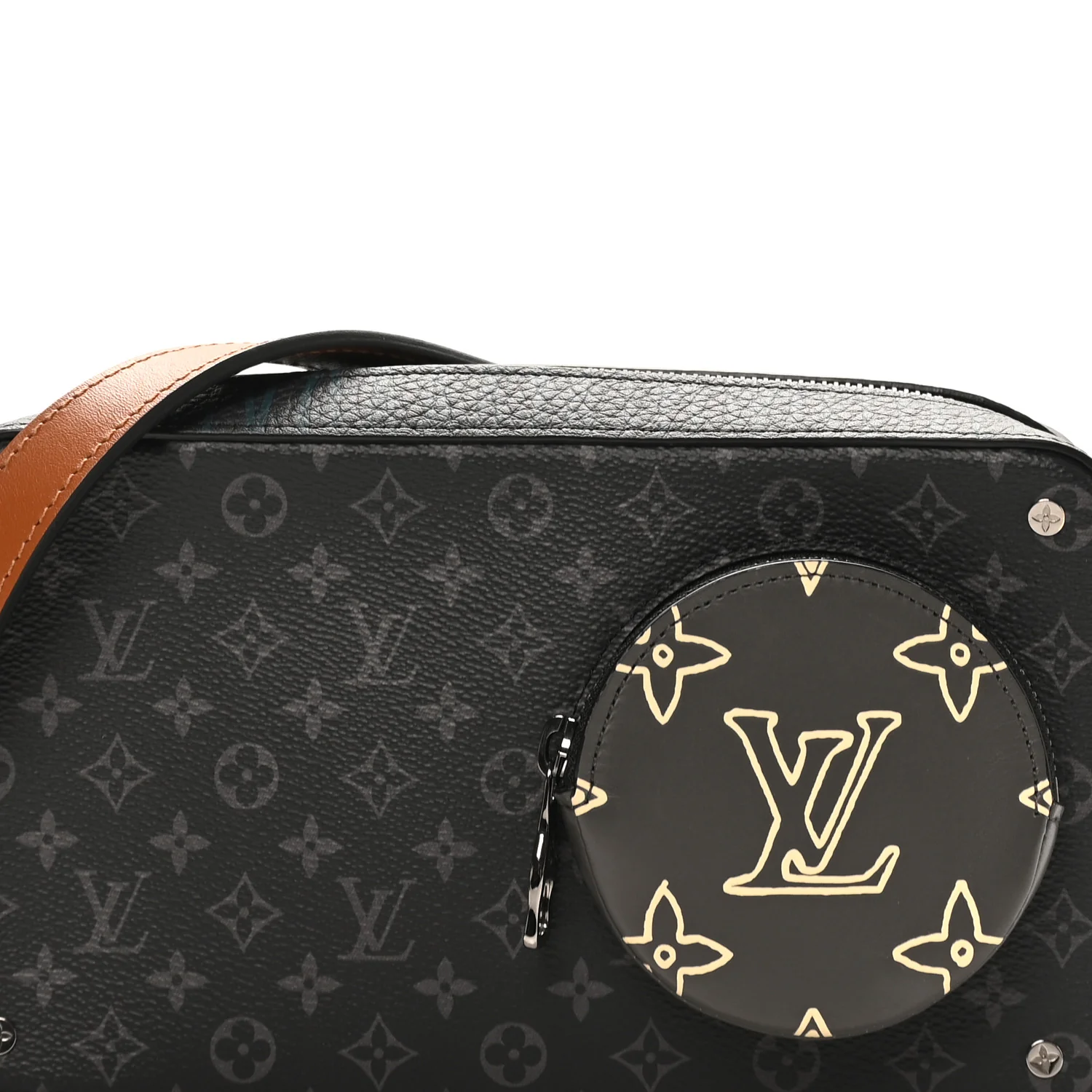 Monogram Eclipse Volga On Strap Crossbody Multicolor - Image 7