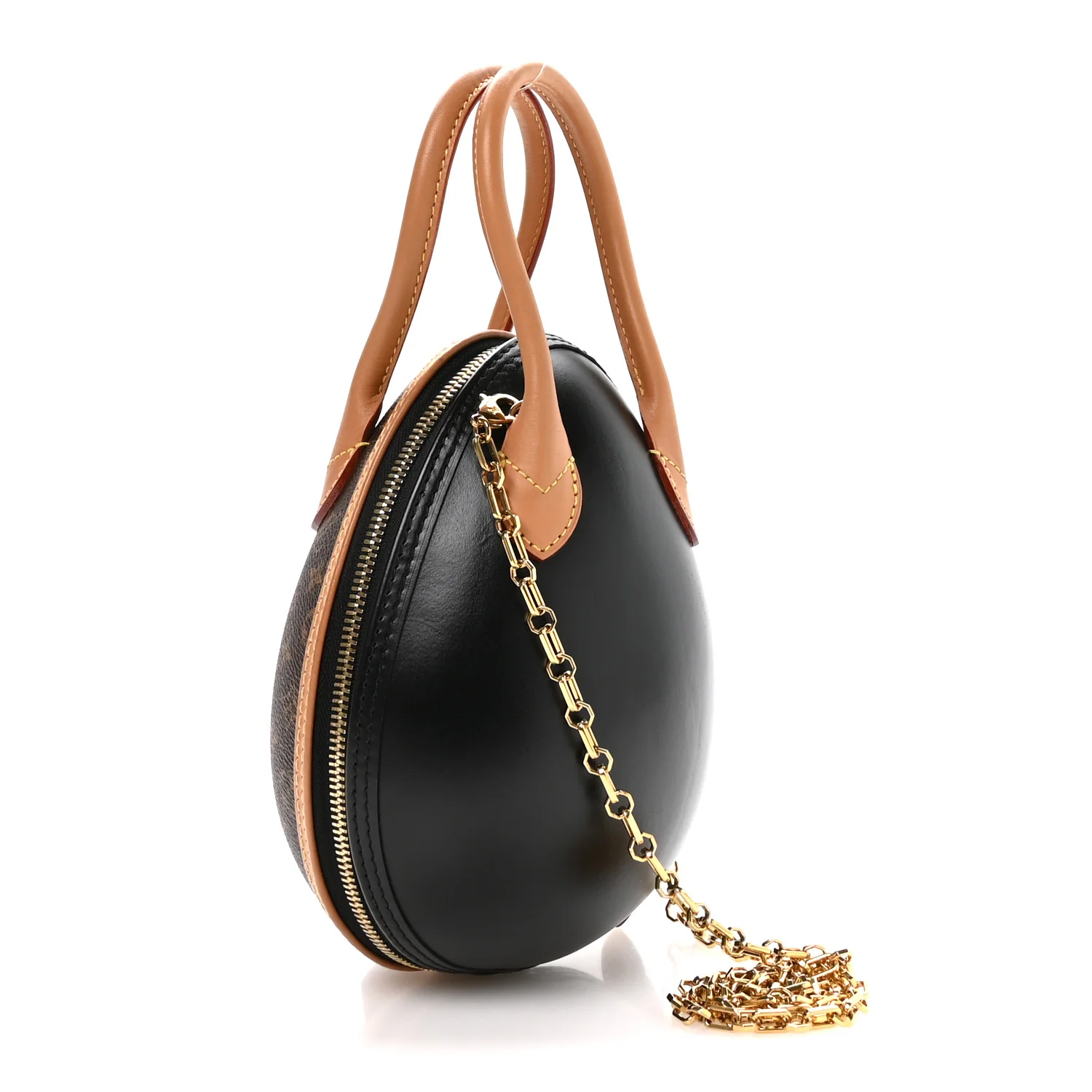 Monogram Egg Bag Black - Image 3