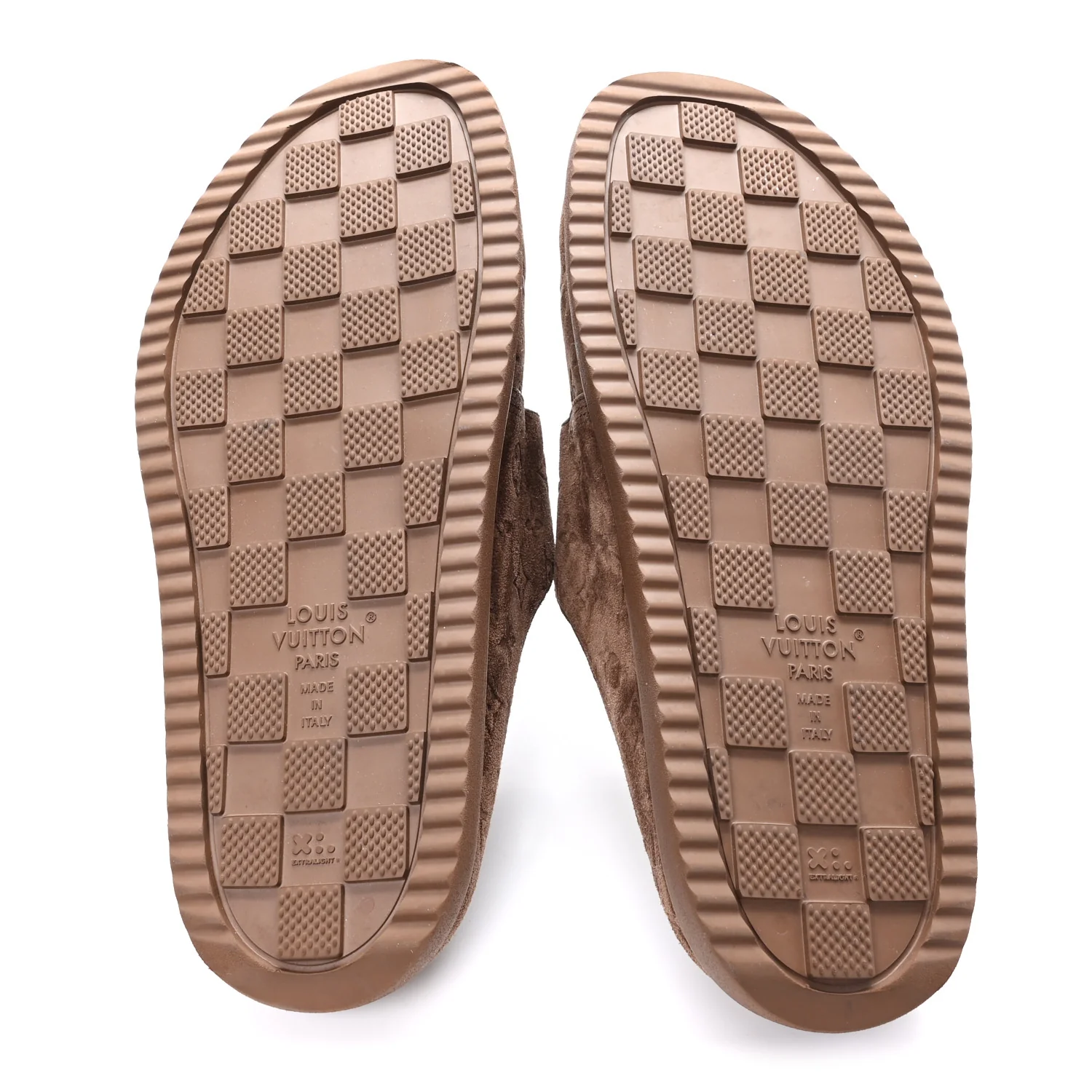 Monogram Embossed Suede LV Easy Mule 12 Marron - Image 6