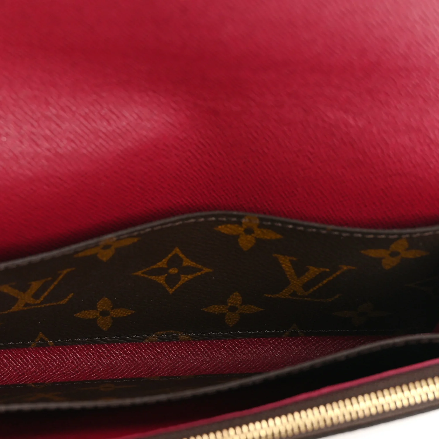 Monogram Emilie Wallet Fuchsia - Image 5