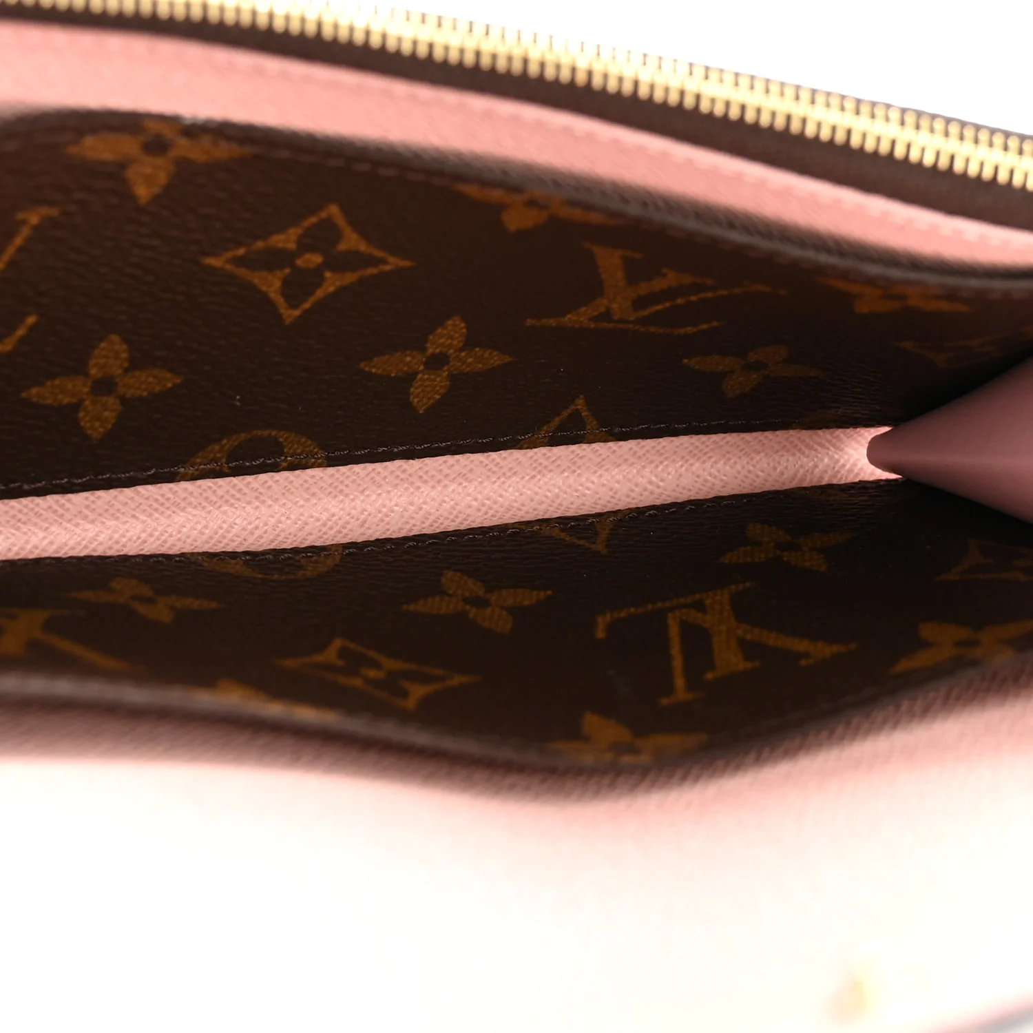 Monogram Emilie Wallet Rose Ballerine - Image 5