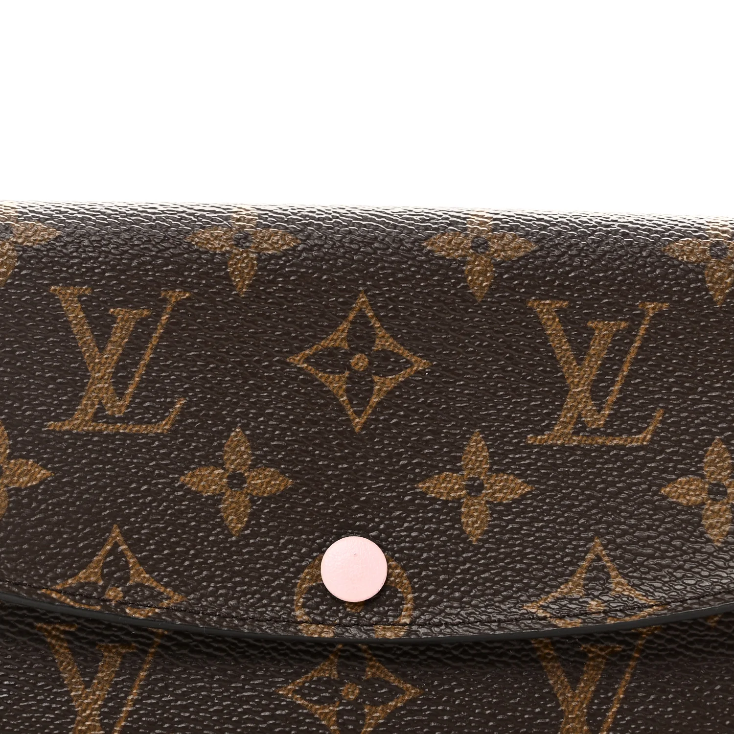 Monogram Emilie Wallet Rose Ballerine - Image 8
