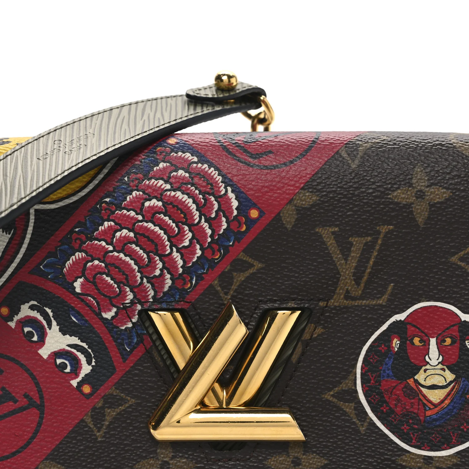 Monogram Epi Kabuki Twist Chain Wallet - Image 7