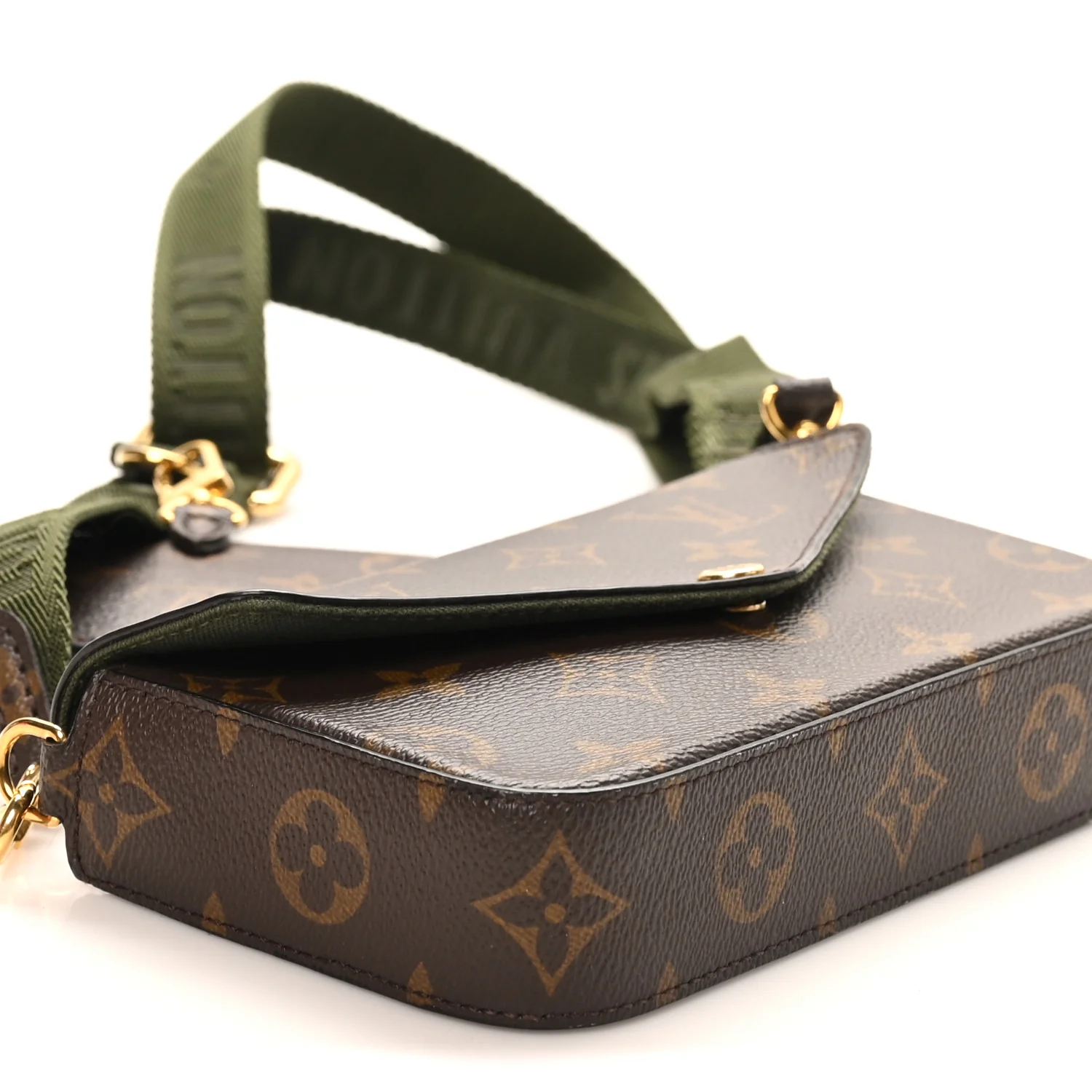 Monogram Felicie Strap & Go Kaki - Image 8