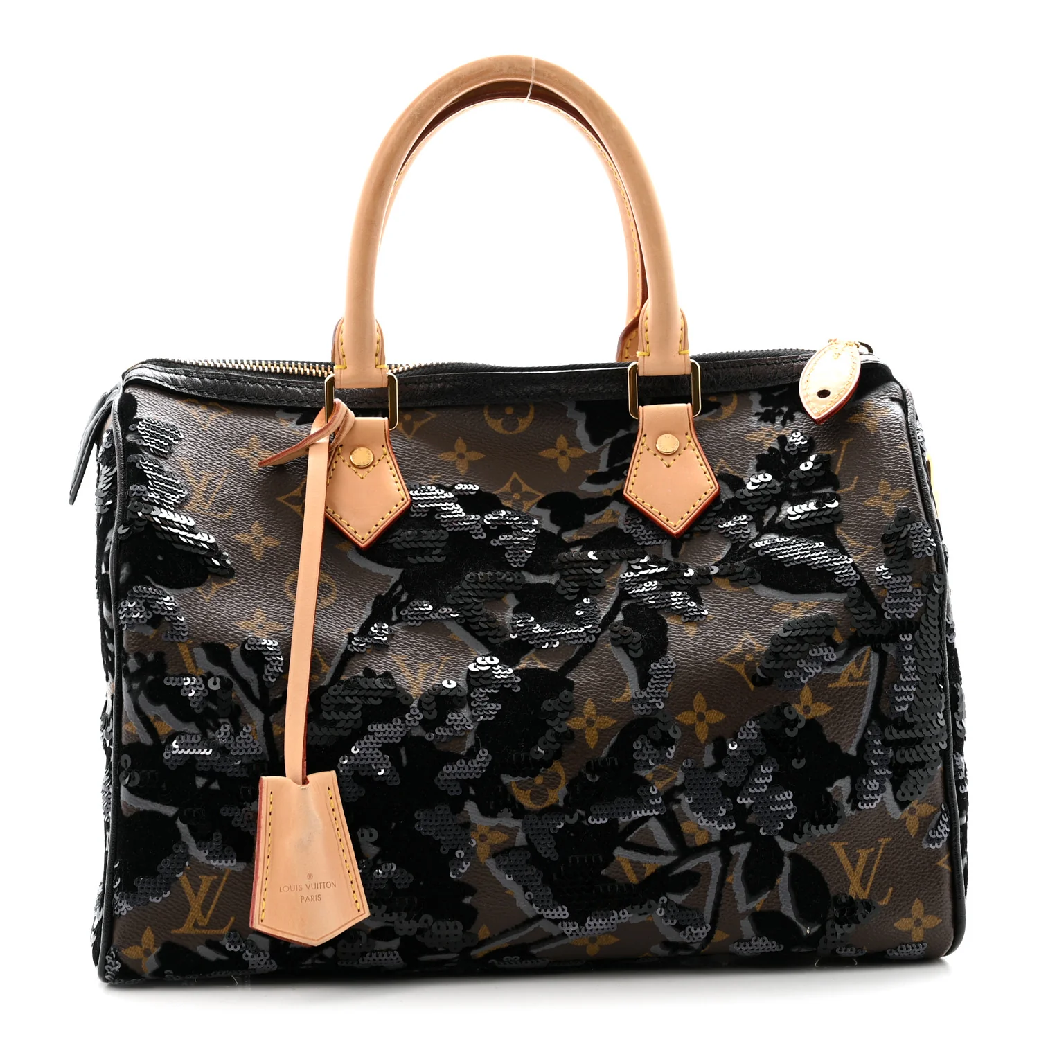 Monogram Fleur De Jais Sequins Speedy 30