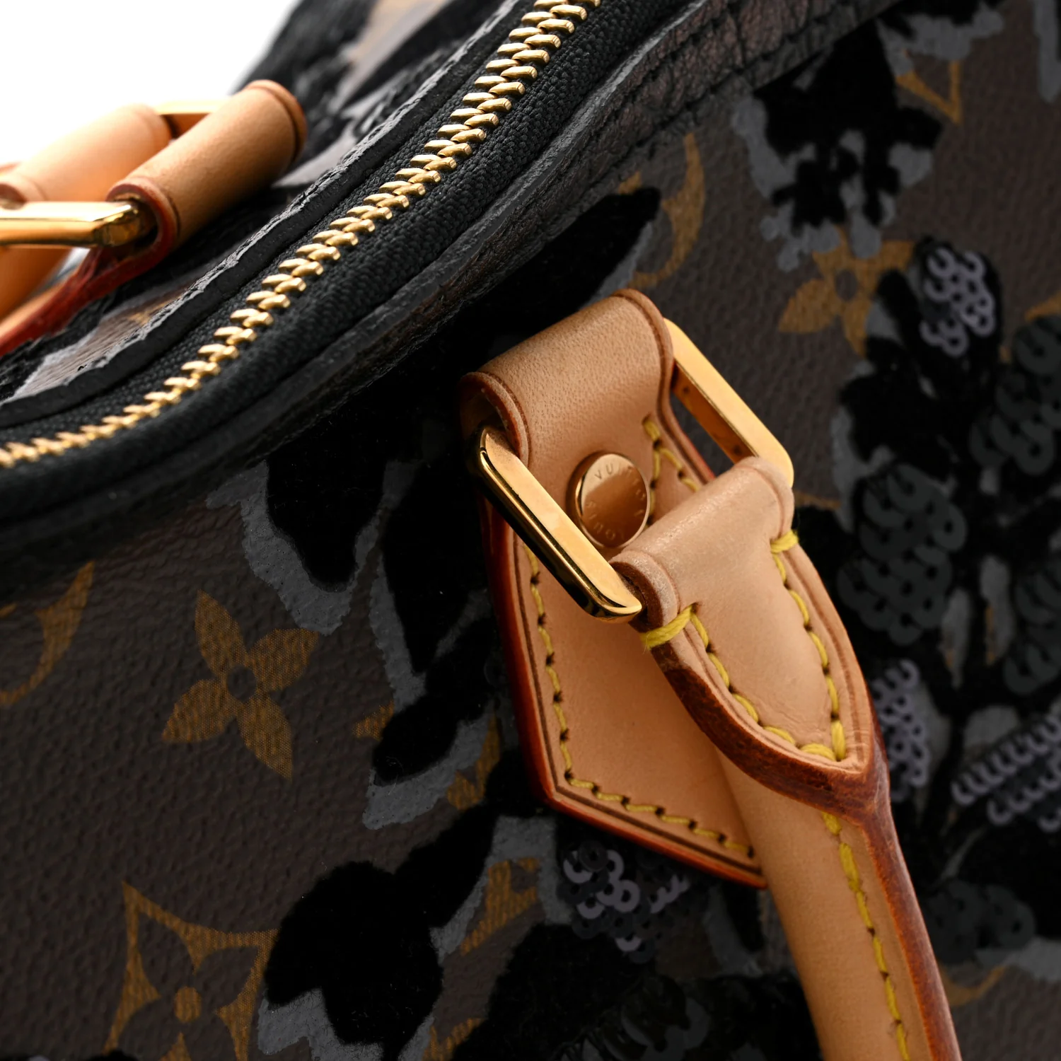 Monogram Fleur De Jais Sequins Speedy 30 - Image 16