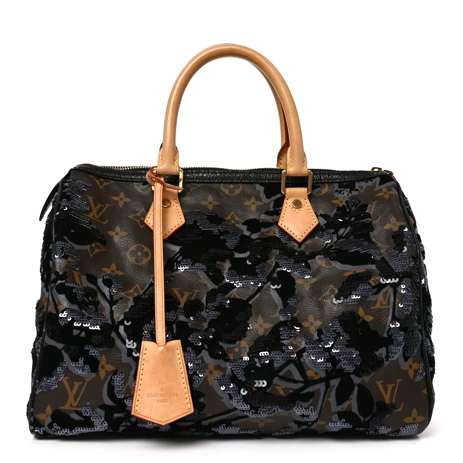 Monogram Fleur De Jais Sequins Speedy 30