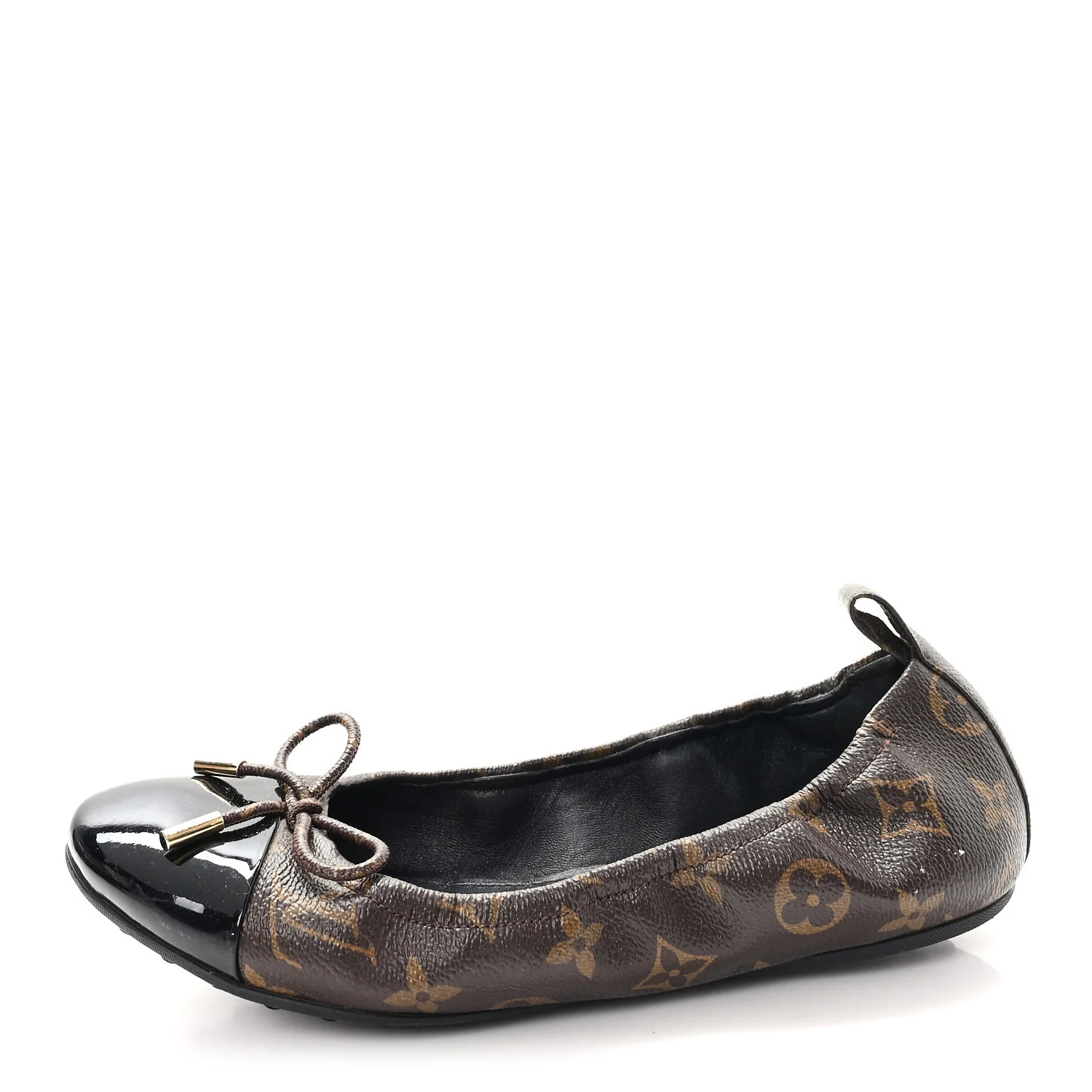 Monogram Flirty Ballerina Flats 38.5 Black