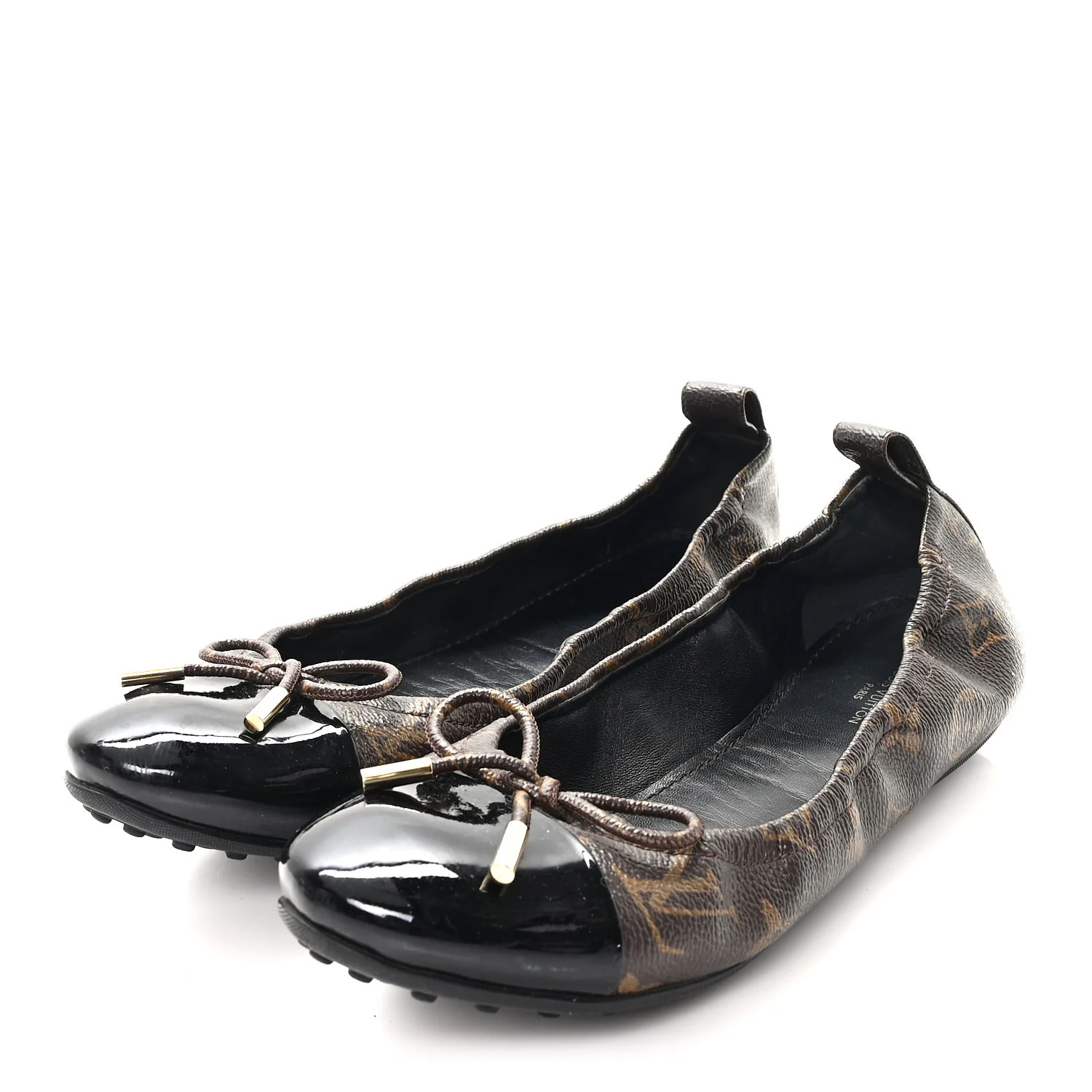 Monogram Flirty Ballerina Flats 38.5 Black - Image 4