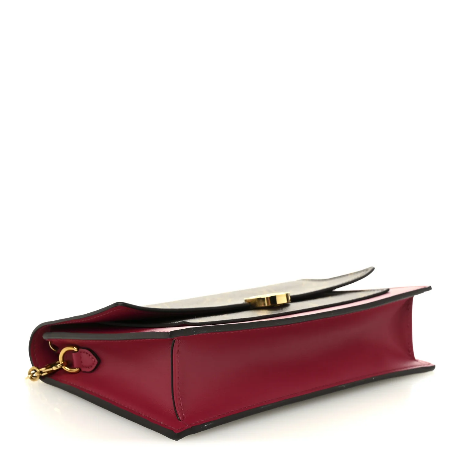 Monogram Flore Chain Wallet Fuchsia - Image 4