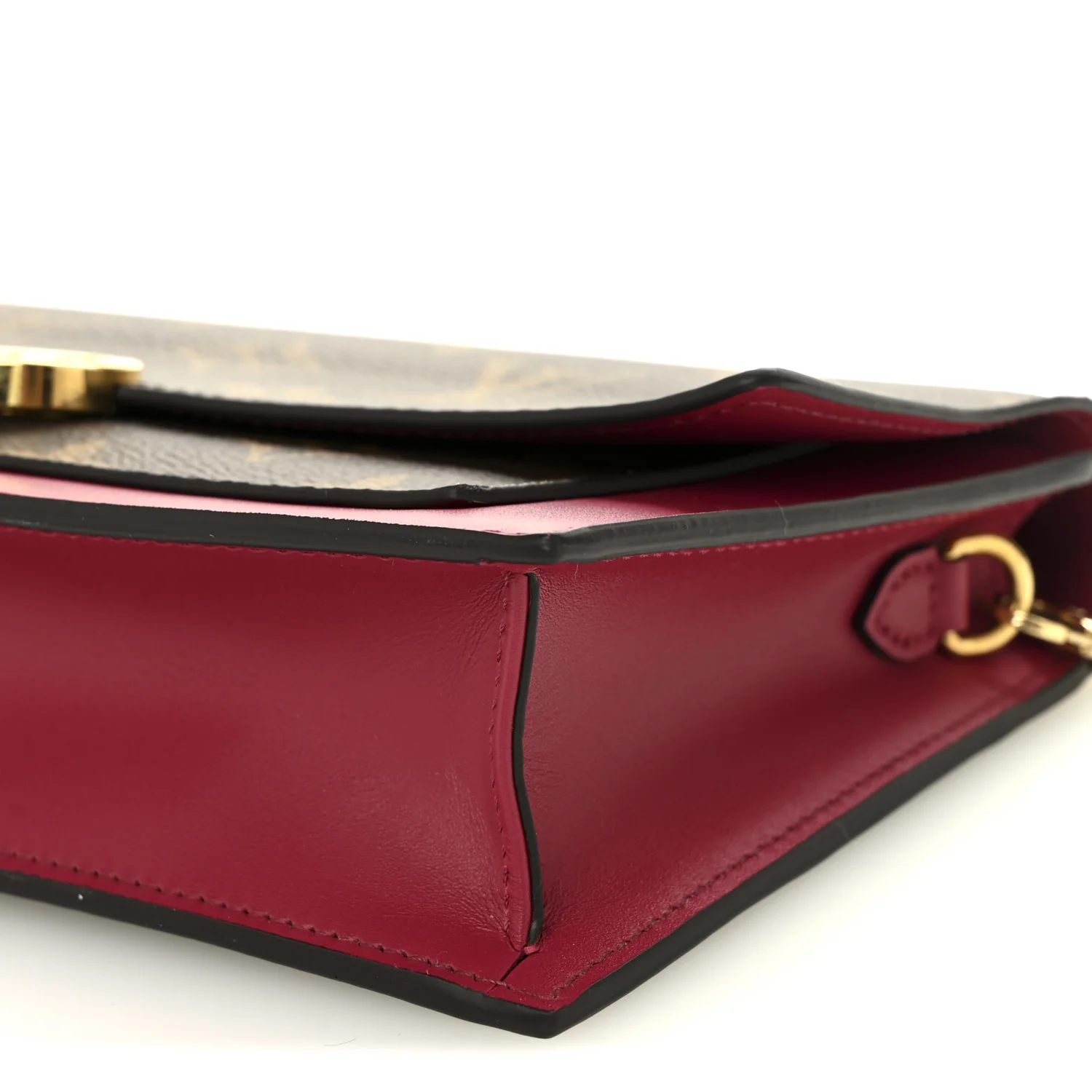 Monogram Flore Chain Wallet Fuchsia - Image 9
