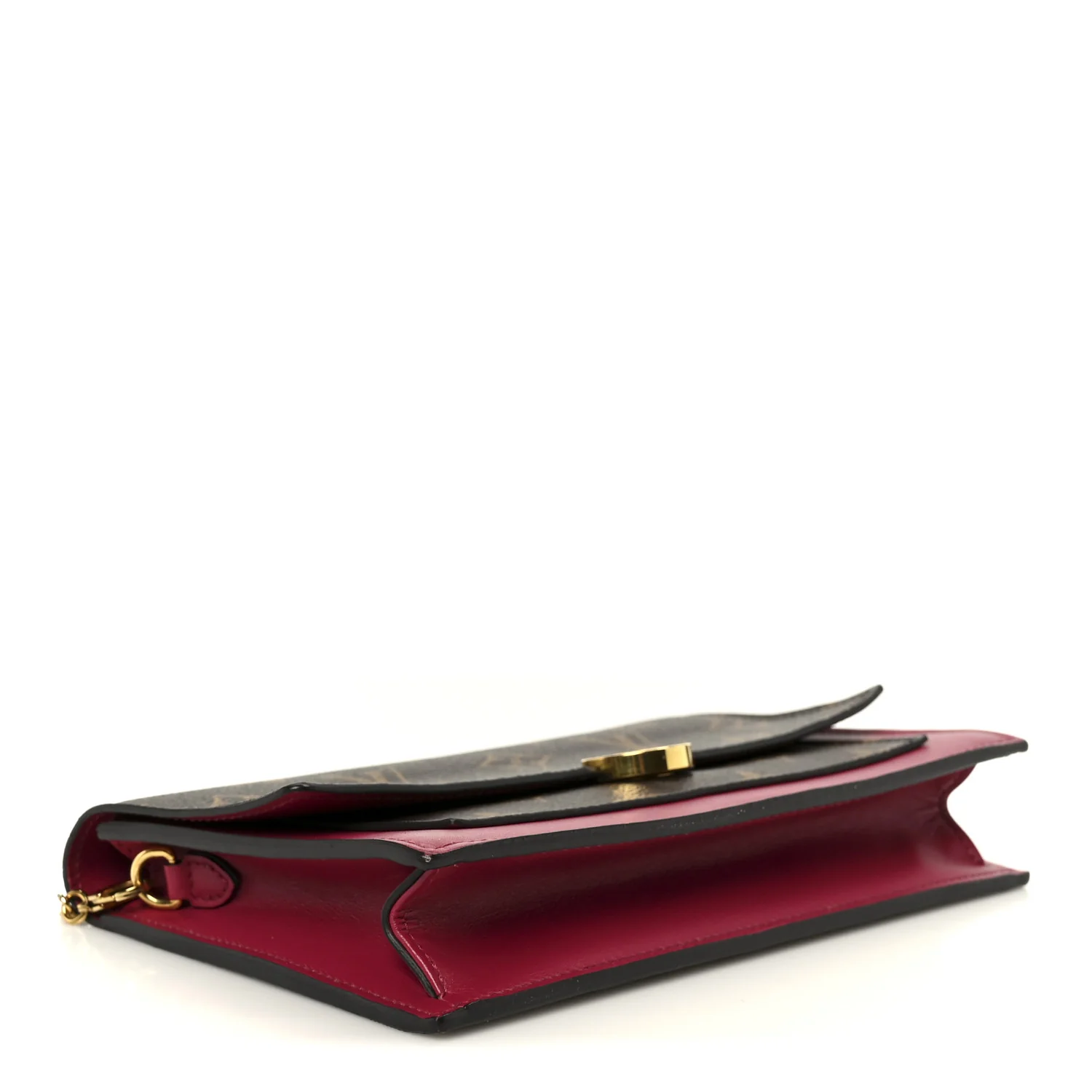 Monogram Flore Chain Wallet Fuchsia - Image 4