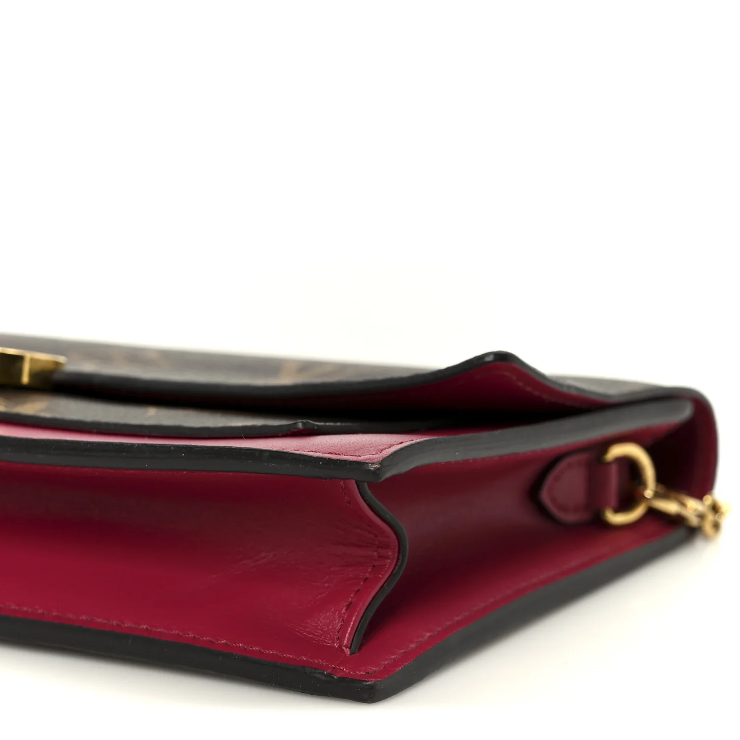 Monogram Flore Chain Wallet Fuchsia - Image 9