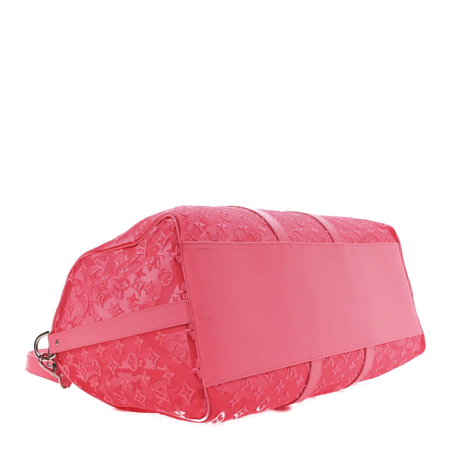 Monogram Fluo See Through Keepall Bandouliere 50 Rose - Image 3