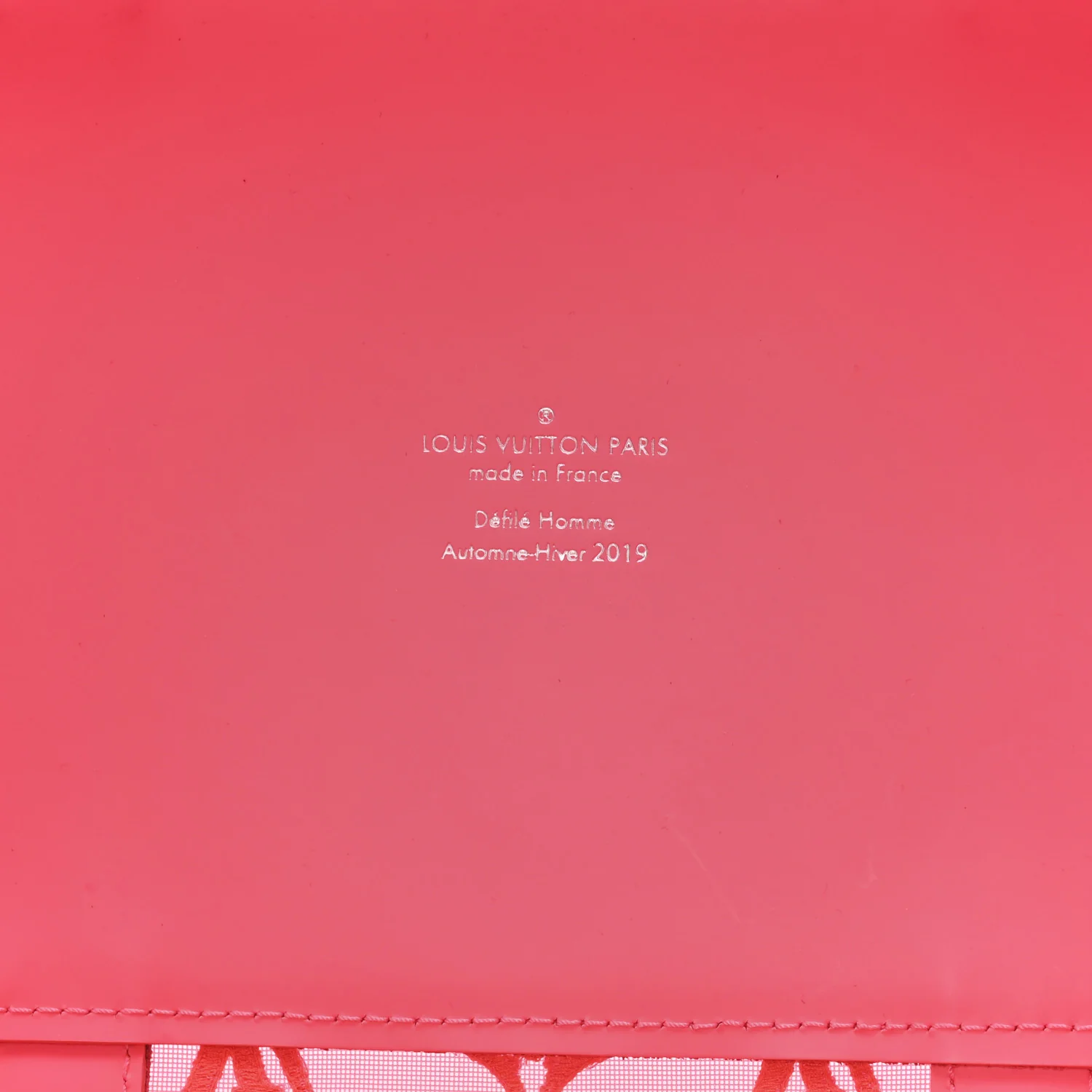 Monogram Fluo See Through Keepall Bandouliere 50 Rose - Image 5