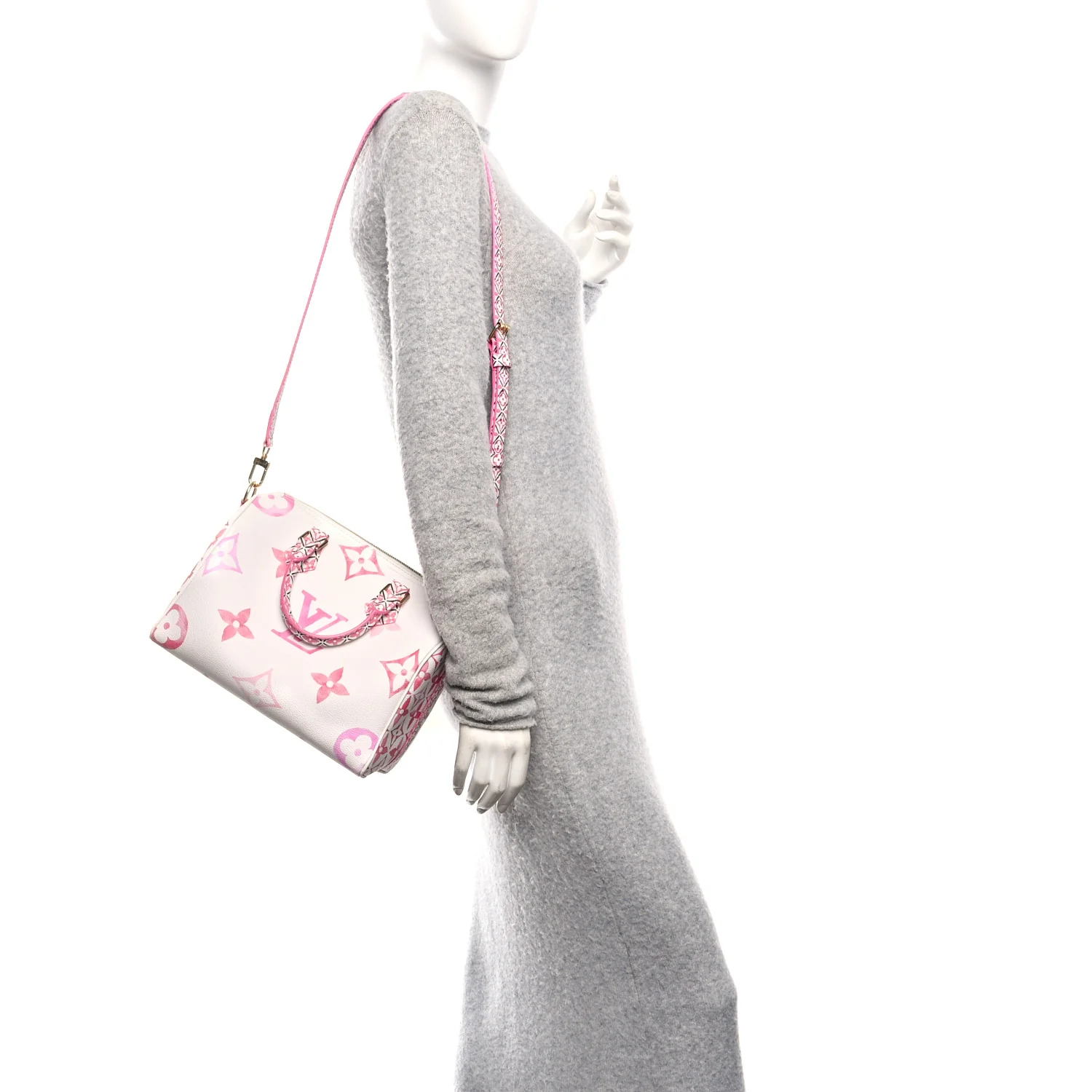 Monogram Giant By The Pool 2.0 Speedy Bandouliere 25 Rose - Image 2