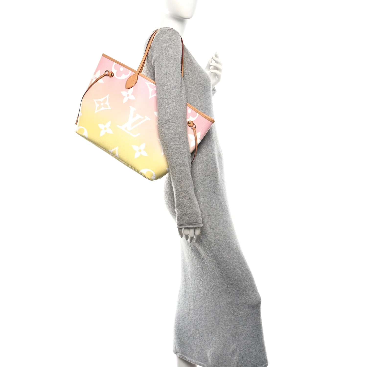 Monogram Giant By The Pool Neverfull MM Light Pink - Image 2