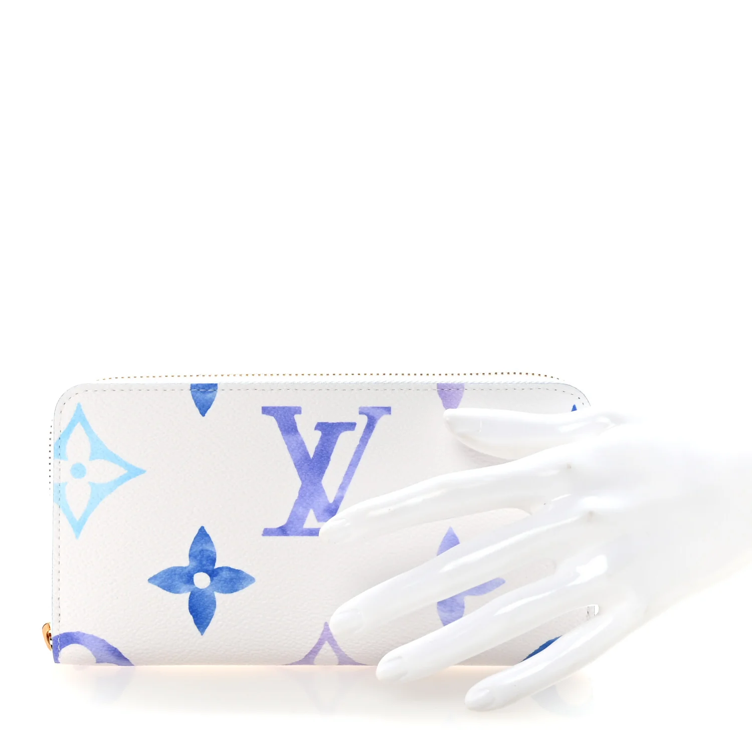 Monogram Giant By The Pool Zippy Wallet Resort Blue - Image 2